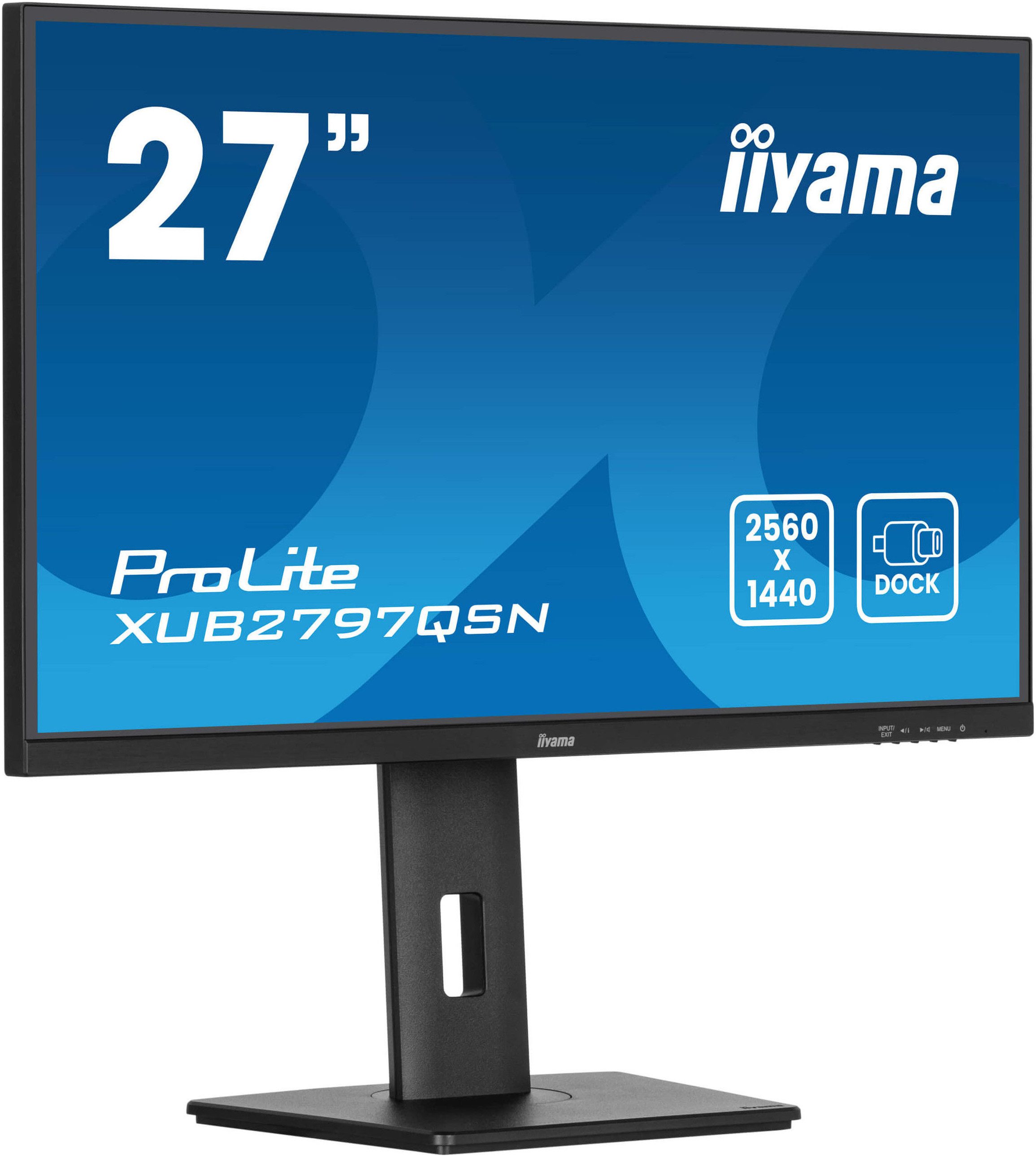 Iiyama XUB2797QSN-B2 LED-Monitor (69 cm/27 ", 2560 x 1440 px, QHD, 1 ms Reaktionszeit, 100 Hz, IPS)