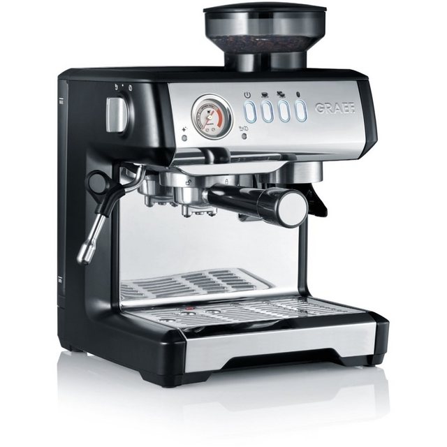 Graef Siebträgermaschine ESM 802 Milegra – Siebträger Espressomaschine – schwarz