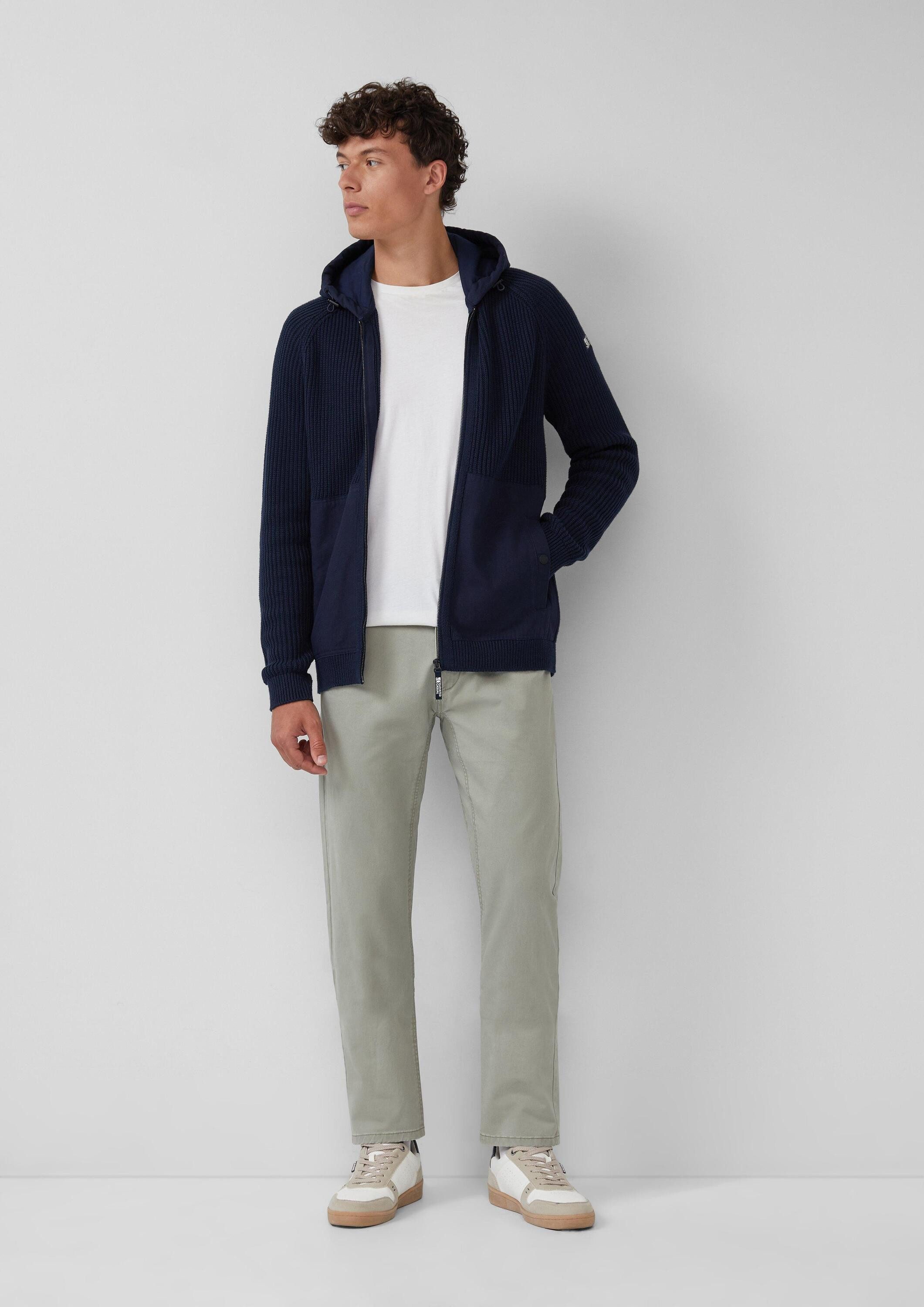 s.Oliver Chinos Hose Chinohose aus Baumwollmix mit Ziernaht