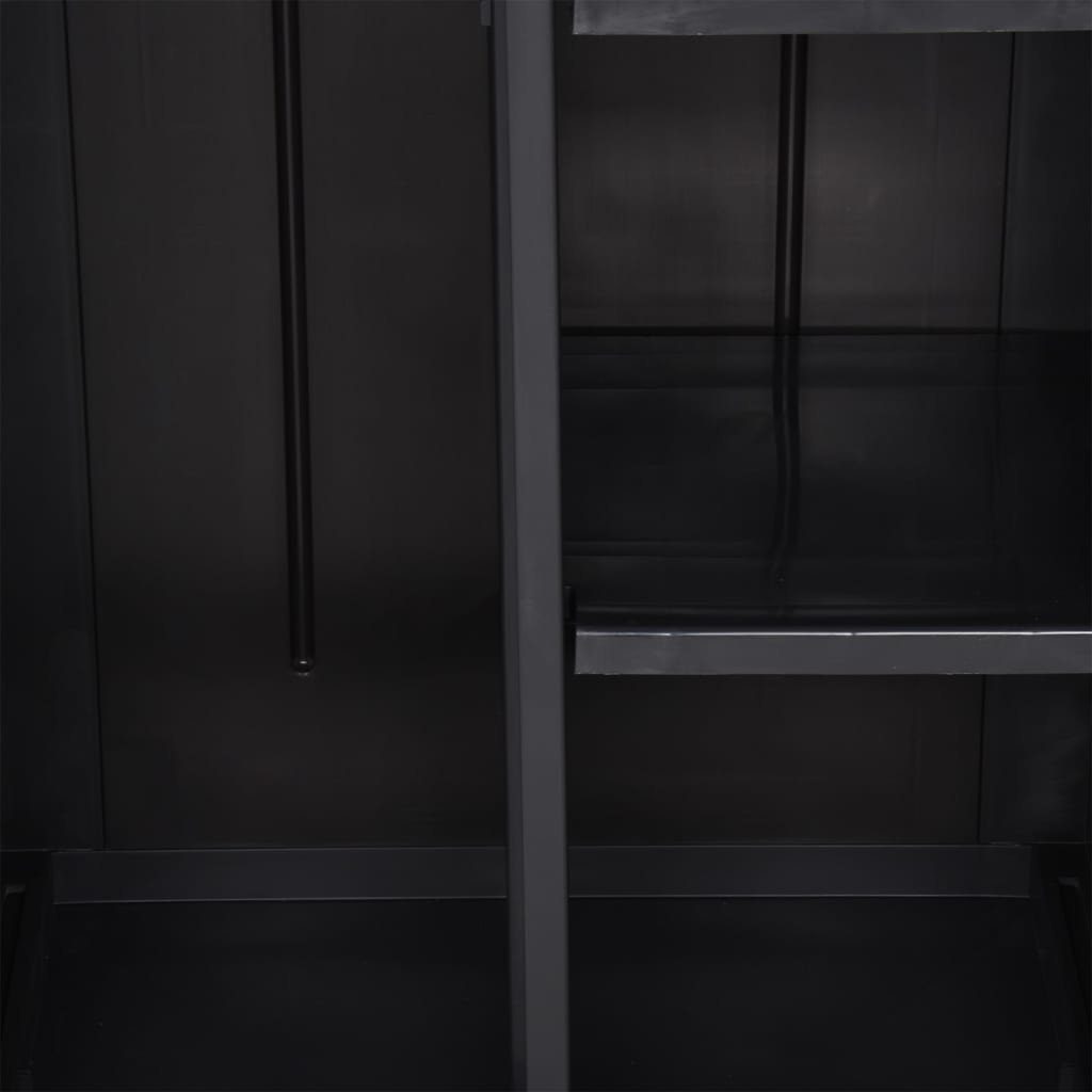 vidaXL Garten-Geräteschrank 65 x 45 x 172 cm - Variante B Gartenschrank Lagerschrank Geräteschrank