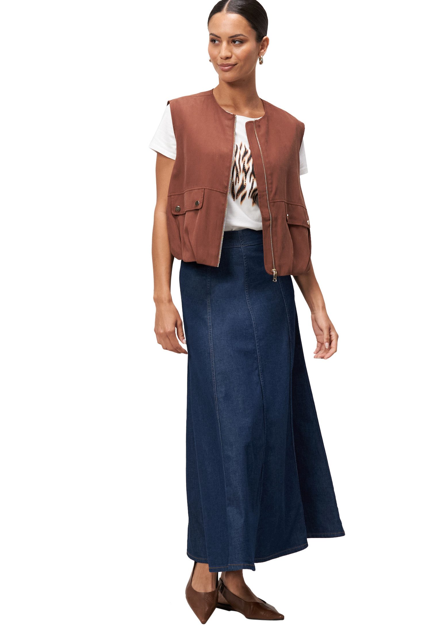 Zero Jackenblazer zero Damen Cargo-Weste mit günstig online kaufen