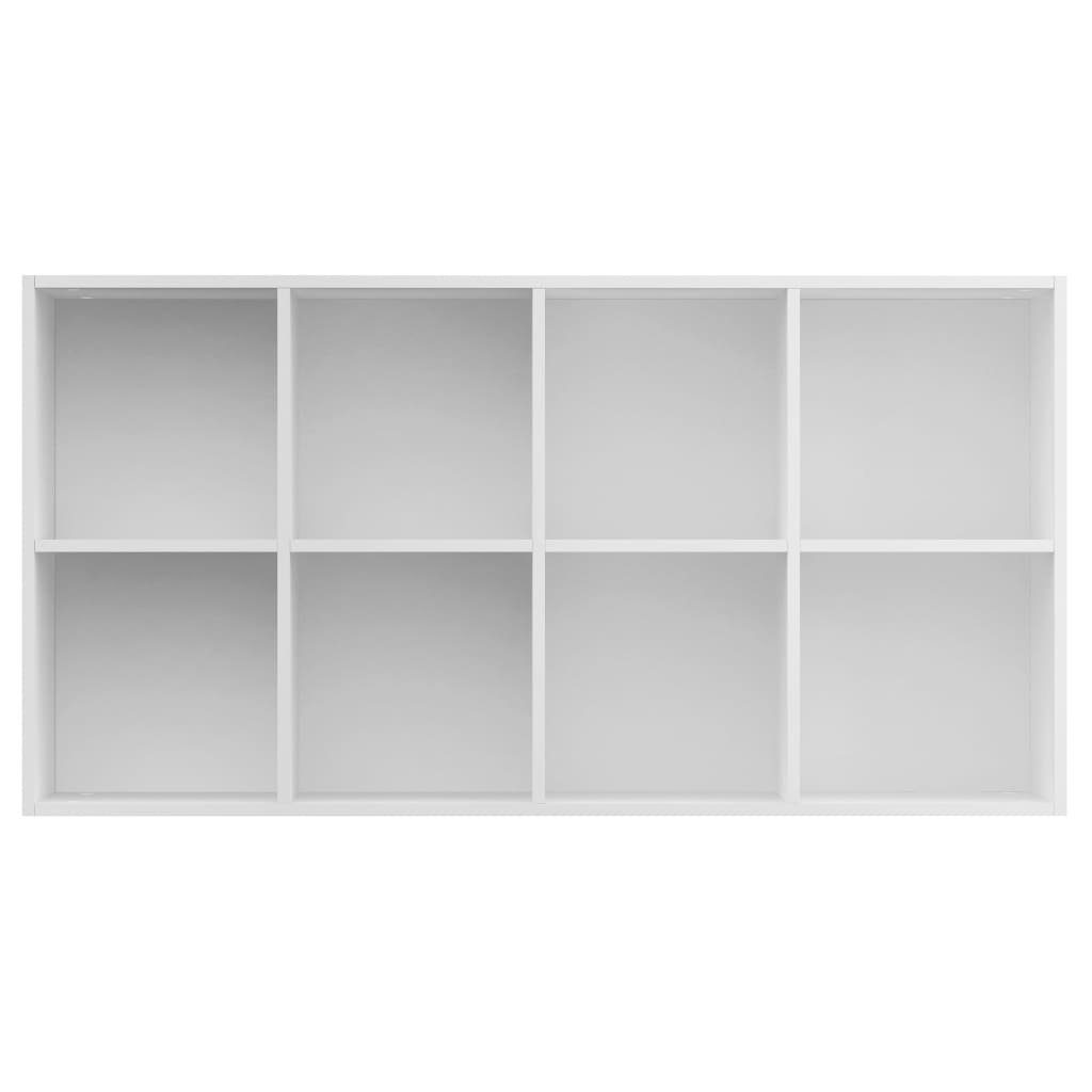 Holzwerkstoff furnicato 66×30×130 cm Weiß Bücherregal/Sideboard Bücherregal