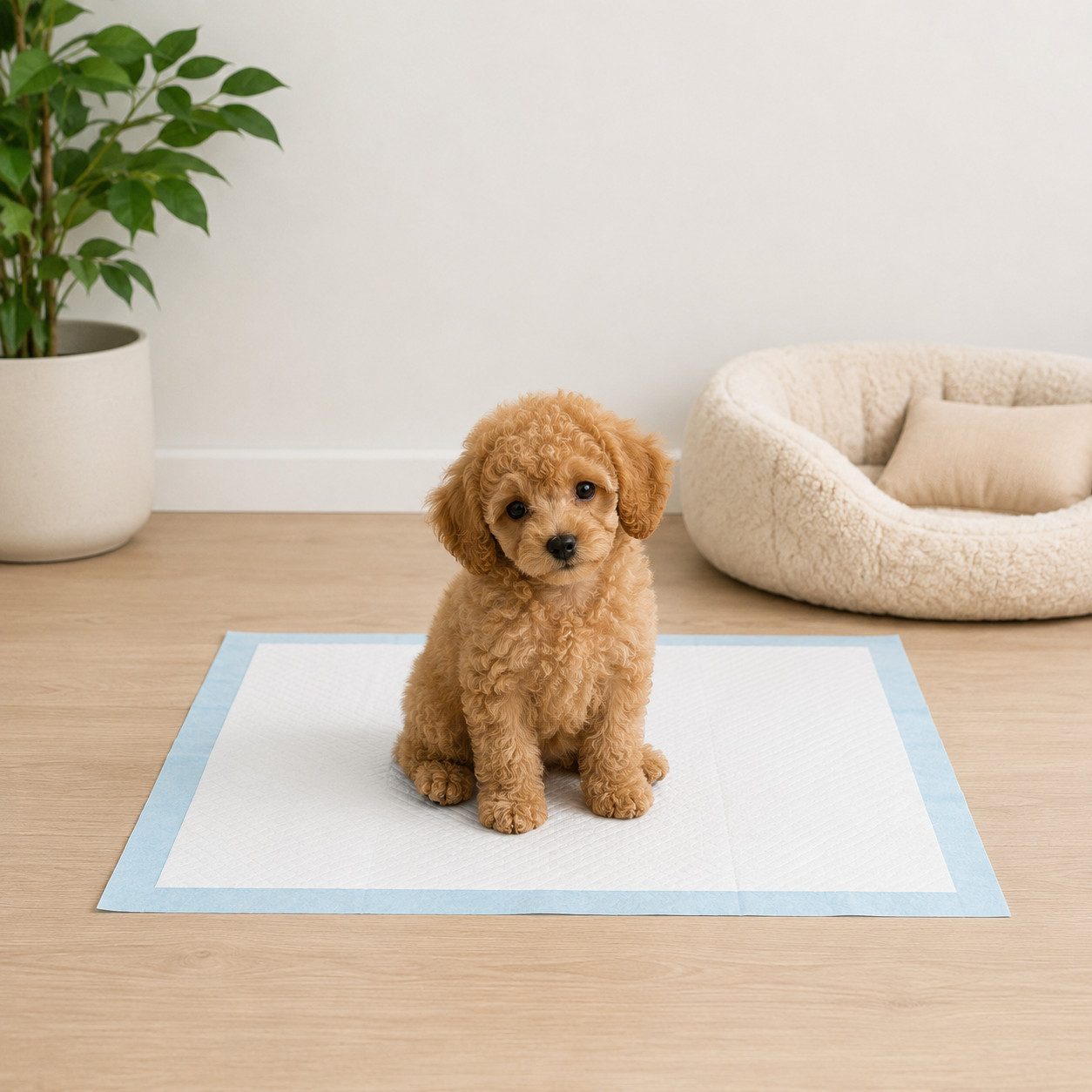 belviona Hundewindel, Welpenunterlage auslaufsicher mit SAP-Saugkern, 60x60 cm, 50 Stk., Trainingsunterlagen Hund, hygienisch & vielseitig einsetzbar
