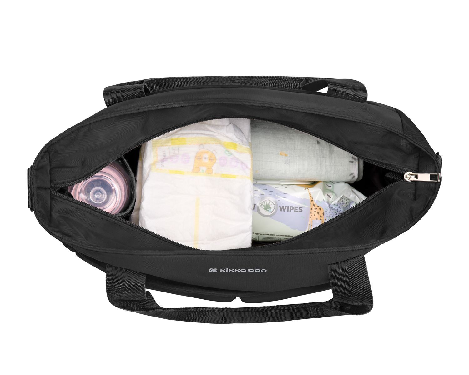 Kikkaboo Wickeltasche Wickeltasche Brielle Clips (1-tlg), zur Befestigung, wasserfest, Schultergurt