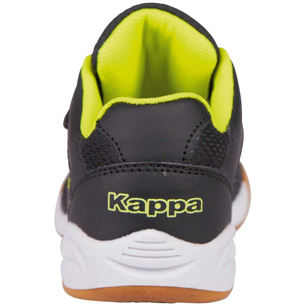 Kappa Hallenschuh Sohle mit nicht-färbender black-yellow