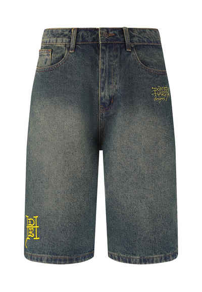 Ed Hardy Shorts Short Jeans Ed Hardy Black Snake Denim, G XXL