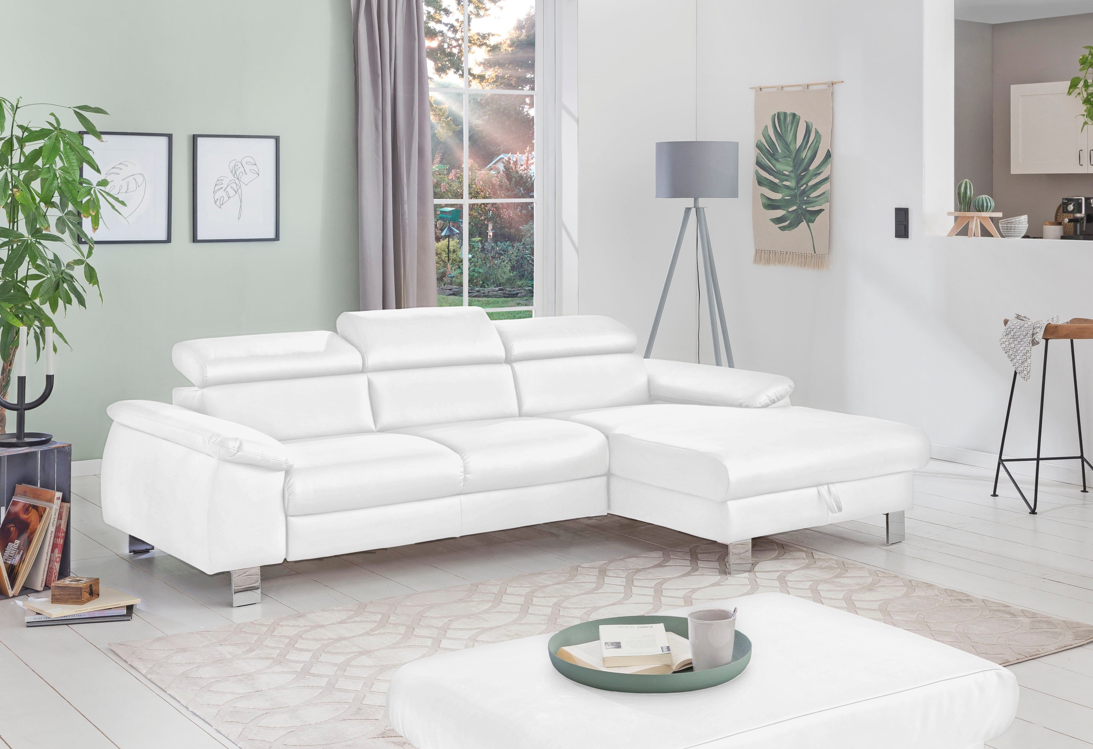 COTTA Ecksofa Komaris, Ecksofa, L-Form, Bodenfreiheit 12,5 cm