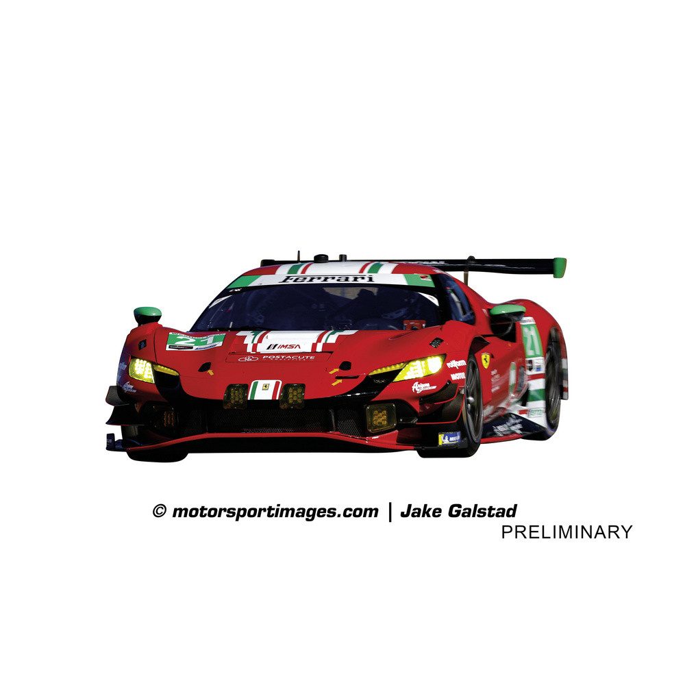 CARRERA Original Rennbahn-Auto Carrera 20023965 DIGITAL 124 Auto Ferrari 296 GT3 "AF Corse, No.21"
