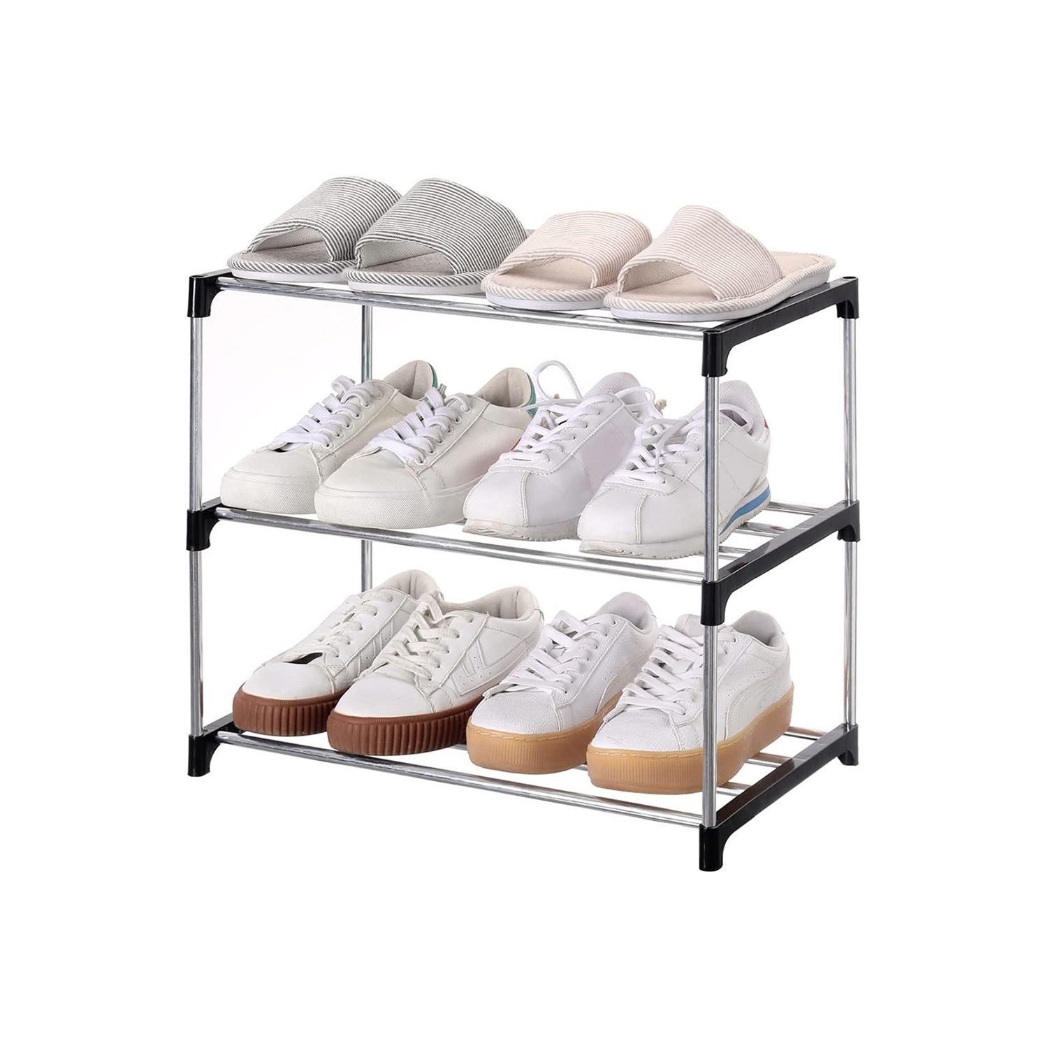 Auledio Schuhregal Schuhregal, 3-stöckig, stapelbar und günstig online kaufen