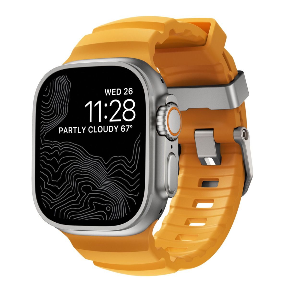 Nomad Smartwatch-Armband Rocky Point Band 42/44/45/ 49mm Sol Connector