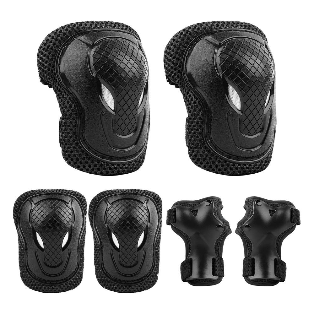 AFKSMILE Protektoren-Set Knieschoner Kinder Schoner Inliner Kinder 6er Set, Fahrrad Rollschuhe, Kinder Schützer Ellenbogenschoner für Inliner Skates Scooter