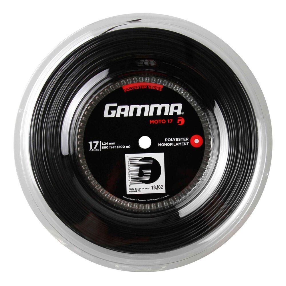 Tennissaite Moto 200m schwarz