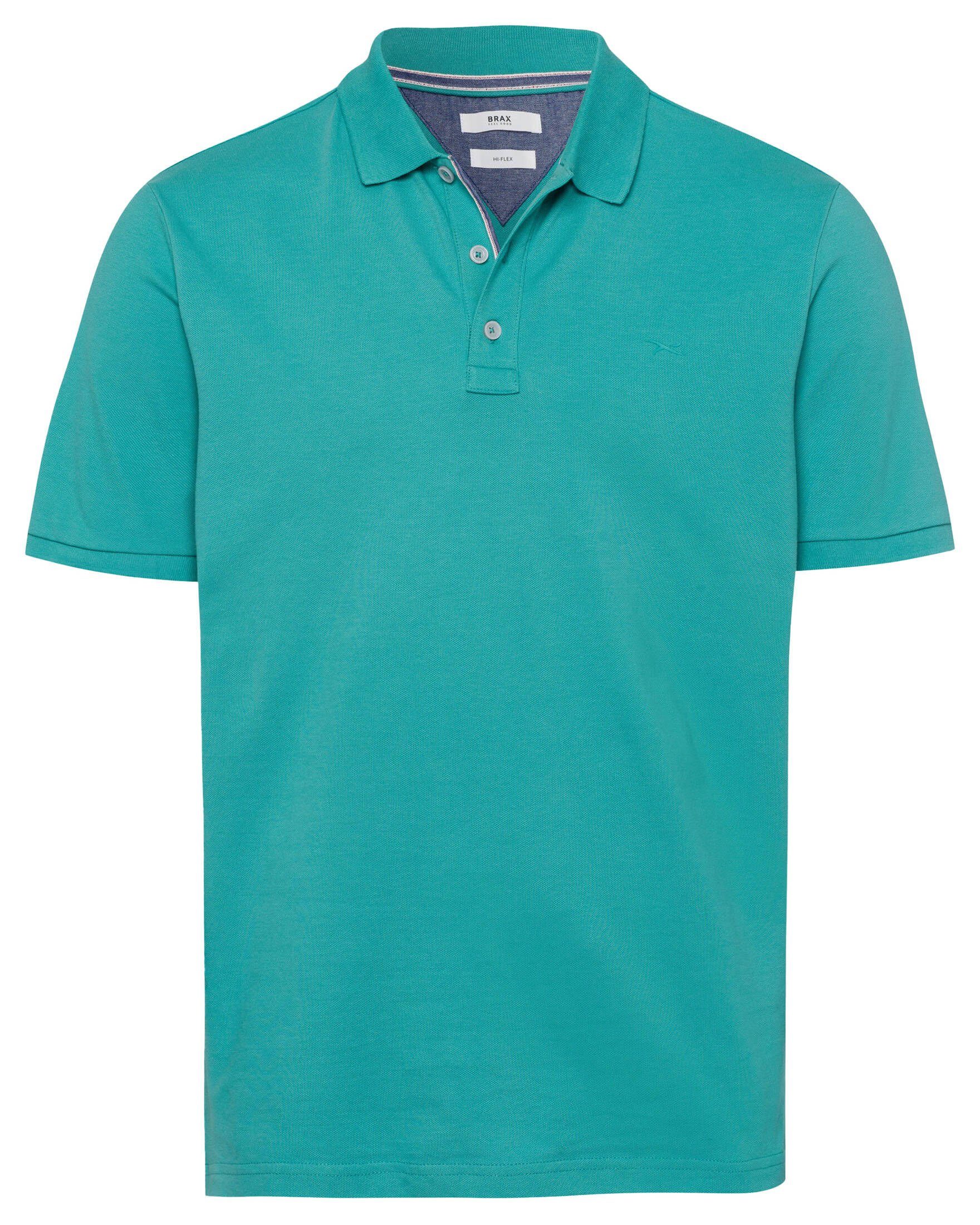 Brax Poloshirt Herren Poloshirt STYLE.PETE U (1-tlg) grün (43)