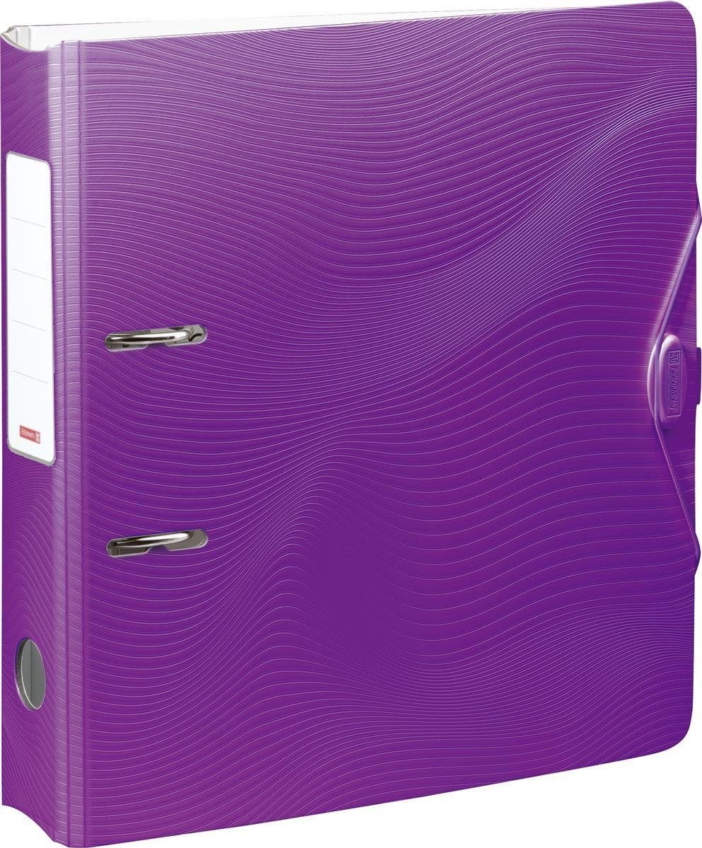 BRUNNEN Organisationsmappe BRUNNEN WAVE Ordner purple Kunststoff 7,0 cm DIN A4