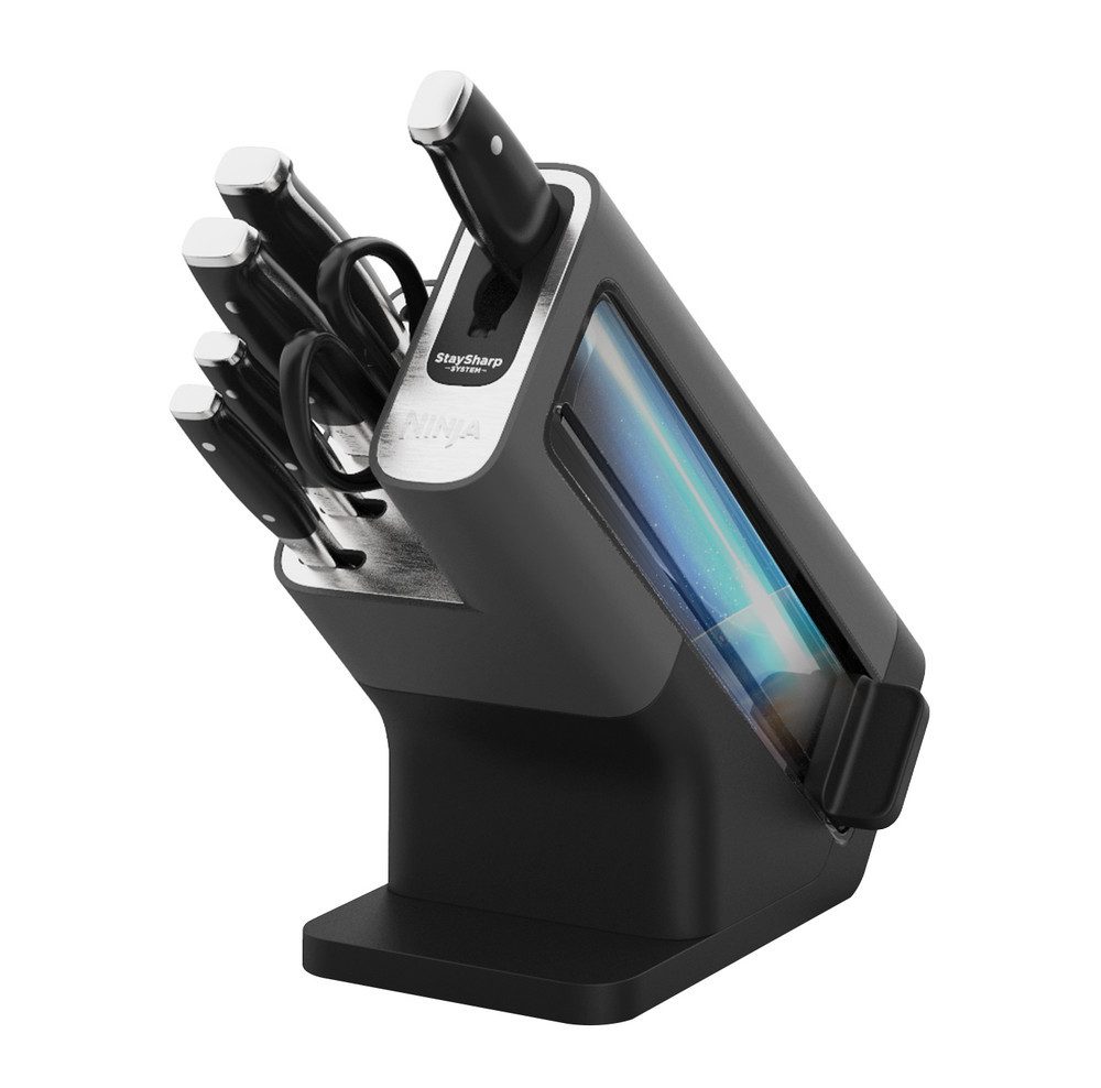 NINJA Küchenorganizer-Set Ninja Foodi StaySharp Schlitzmesserblock Edelstah günstig online kaufen