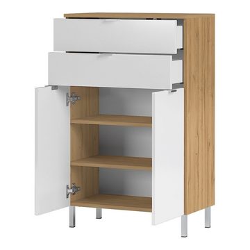 Lomadox Unterschrank MACUL-01 Grandson-Eiche-Nb. - 60x97x34cm