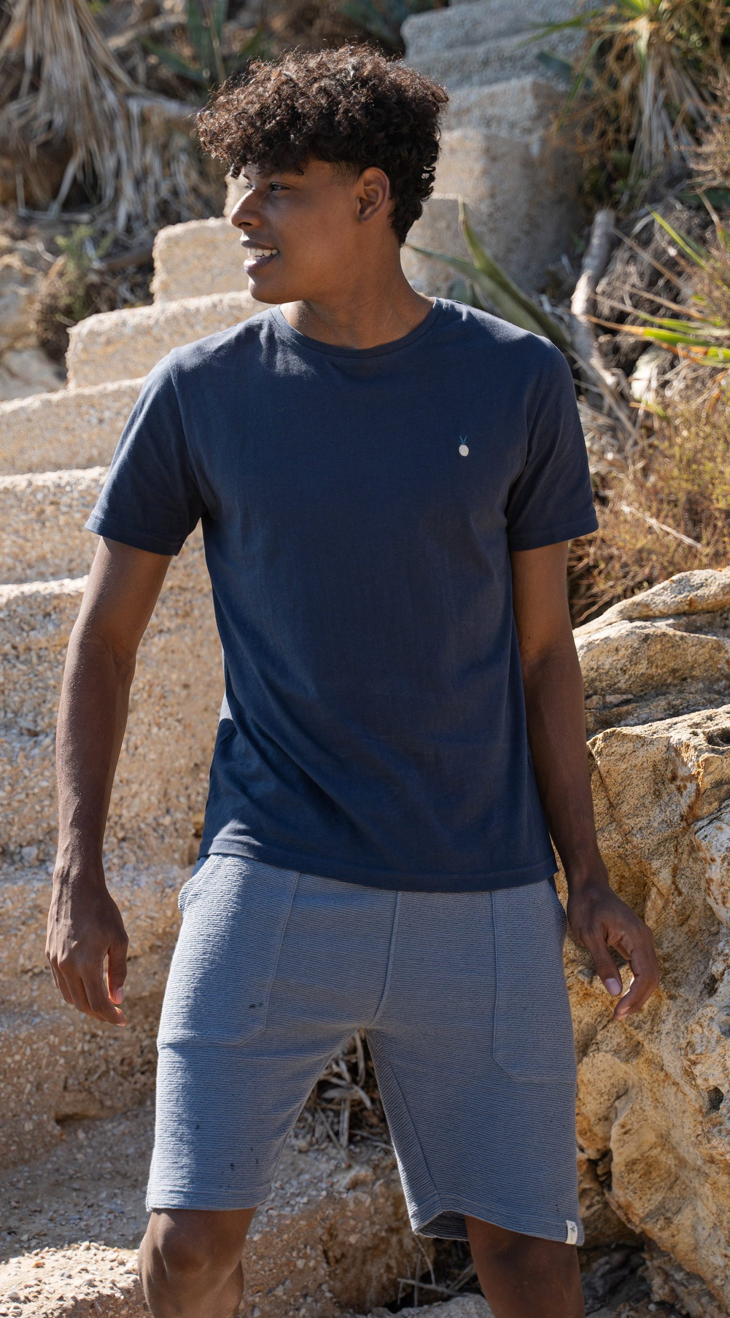 Phil & Co. Pyjamaoberteil Herren Pyjama Shirt mit kurzem Arm (1-tlg) Baumwo günstig online kaufen