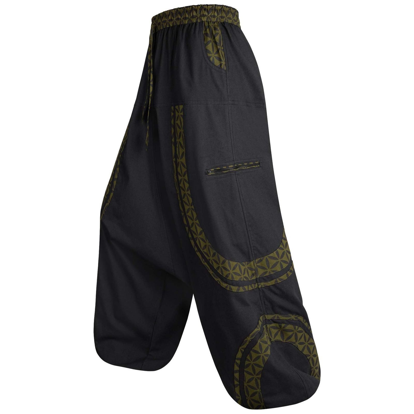 Schwarz / Army Green