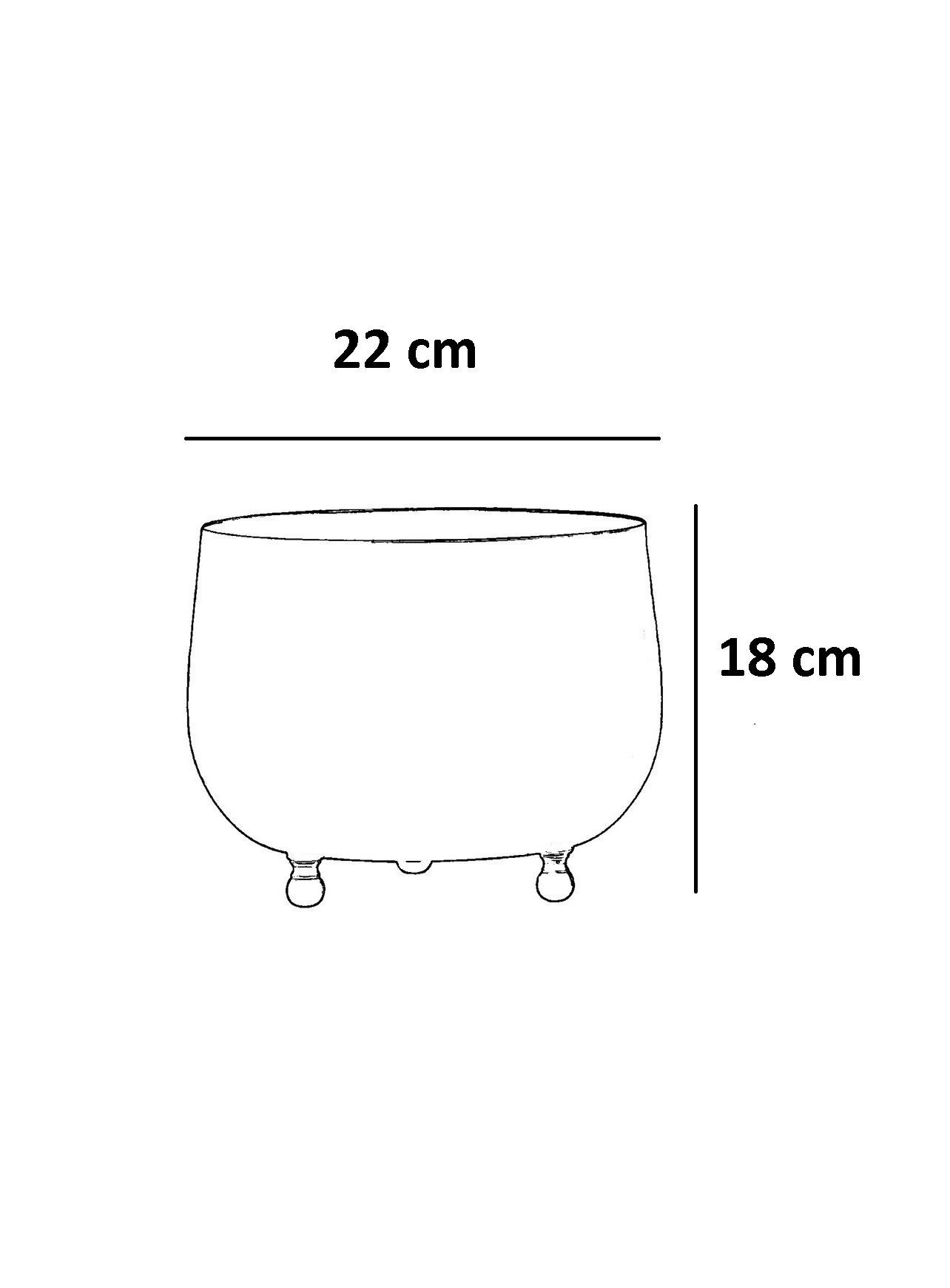 Decor Metall cm, Sets, 18x22x22 Skye 100% Topf-Set