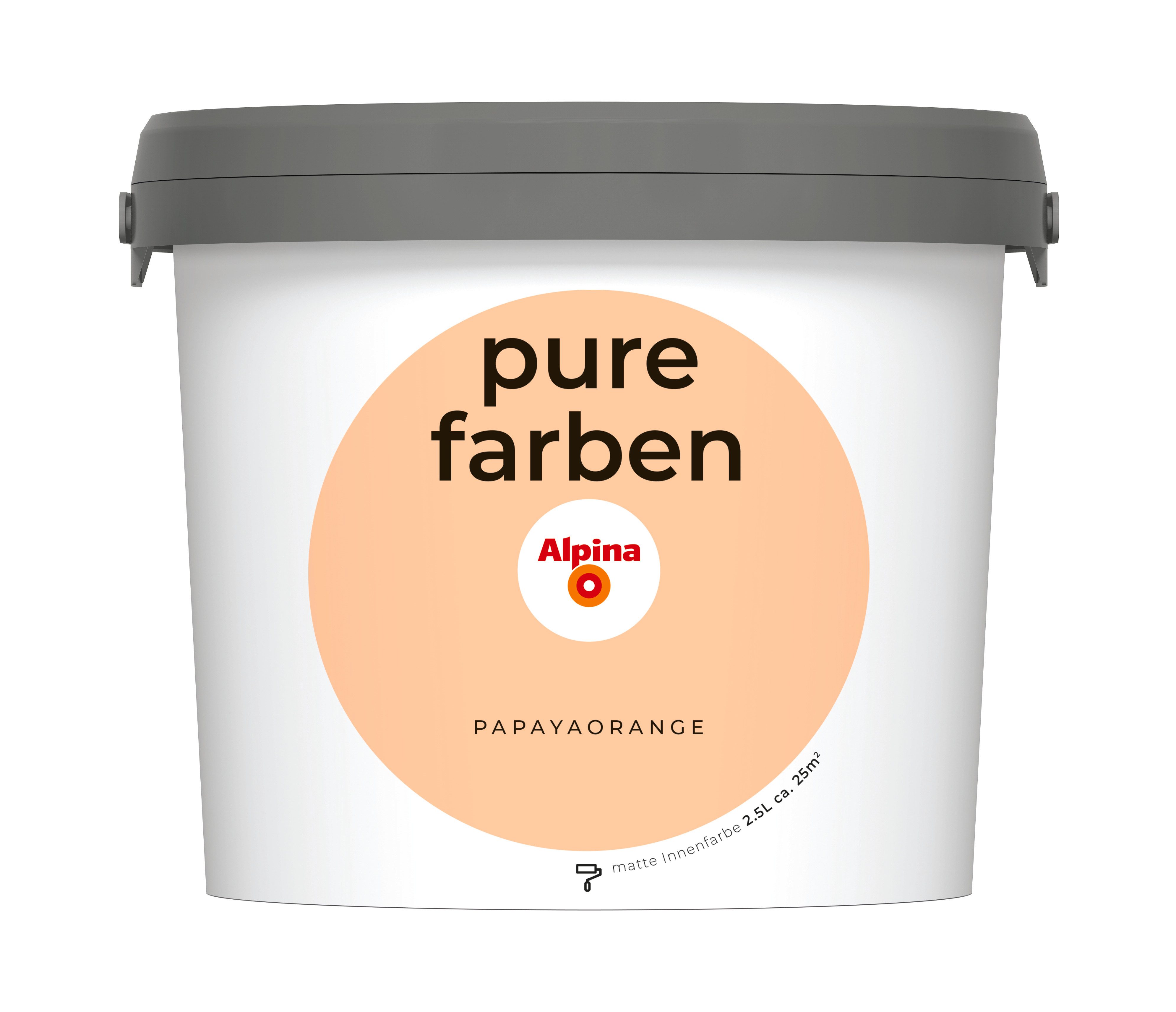 Alpina Wandfarbe Alpina pure farben - Orangetöne