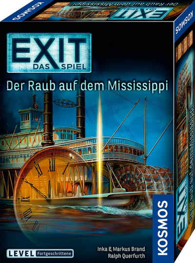 Kosmos Spiel, Escape Room Spiel »EXIT - Der Raub auf dem Mississippi«, Made in Germany