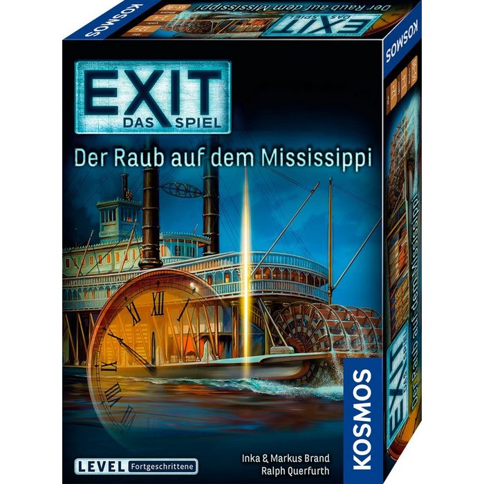 Kosmos Spiel Escape Room Spiel EXIT - Der Raub auf dem Mississippi Made in Germany