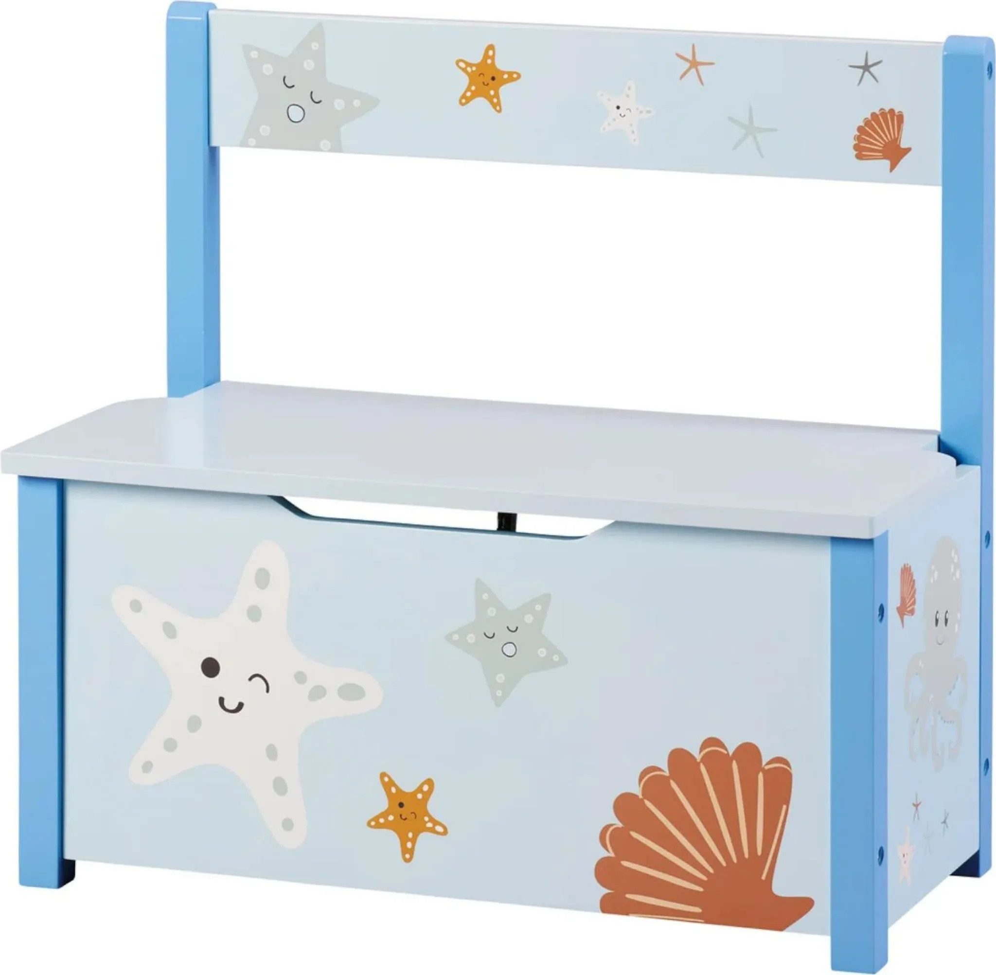 Livarno home Truhenbank Spielzeugtruhe mit Stauraum & Sicherheitsschließfunktion, 60 kg belastbar & robust & viel Stauraum
