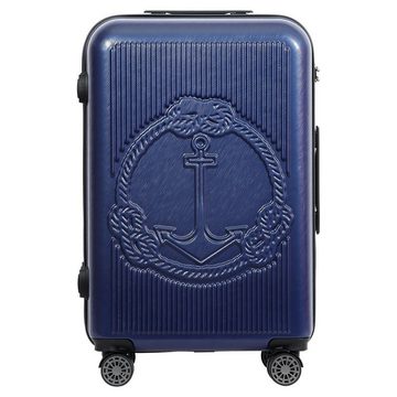 BIGGDESIGN Koffer Biggdesign Ocean Koffer Hartschale Mittelgroß Blau