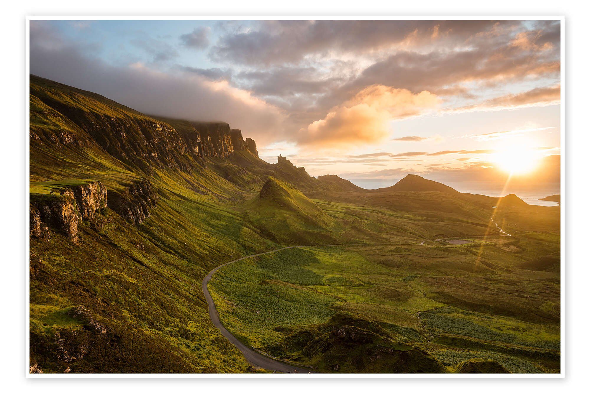 Posterlounge Wandbild The Quiraing, Isle of Skye, Schottland I, Markus Ulrich, erhältlich als Poster, Leinwandbild, Wandsticker oder Acrylglasbild