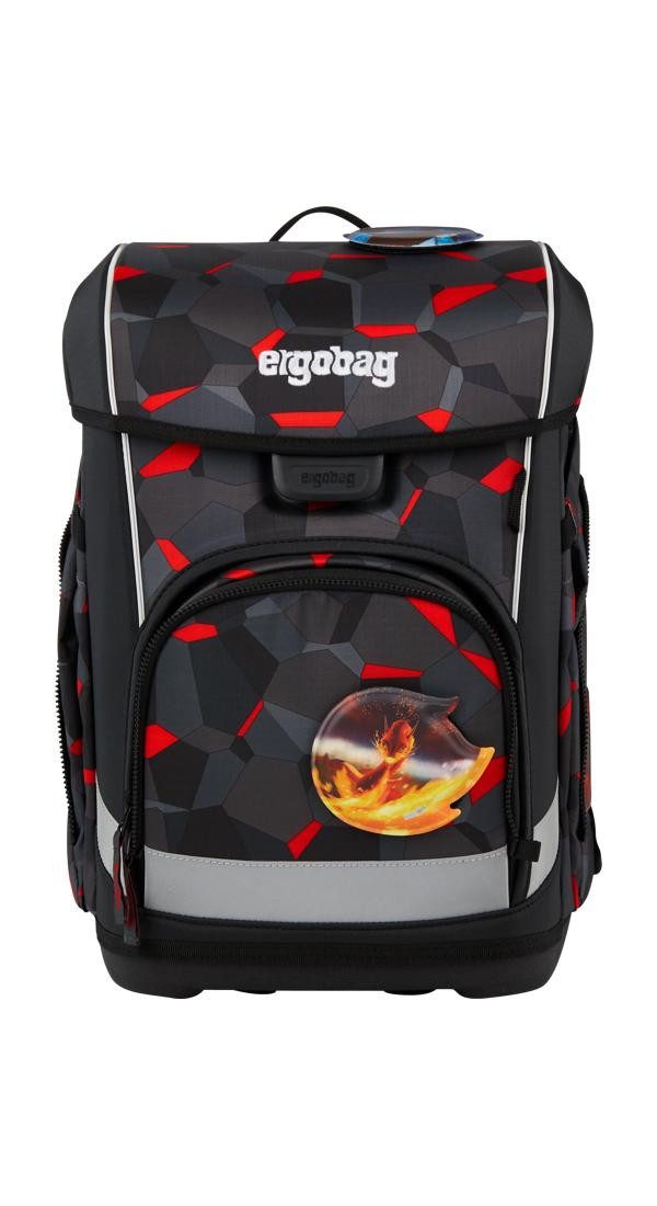 ergobag Schulranzen cubo light Set (6-tlg., 5-teiliges Set), wiegt nur 780g