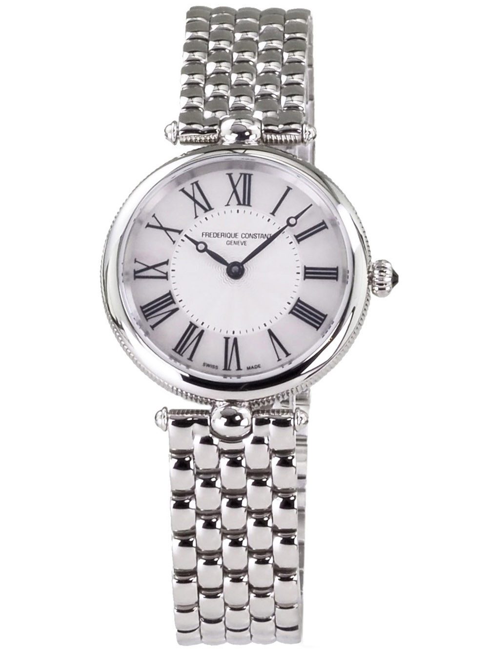 Frederique Constant Schweizer Uhr FC-200MPW2AR6B CLASSICS ART DECO ROUND CLASSICS ART DECO ROUND, perlmutt Zifferblatt