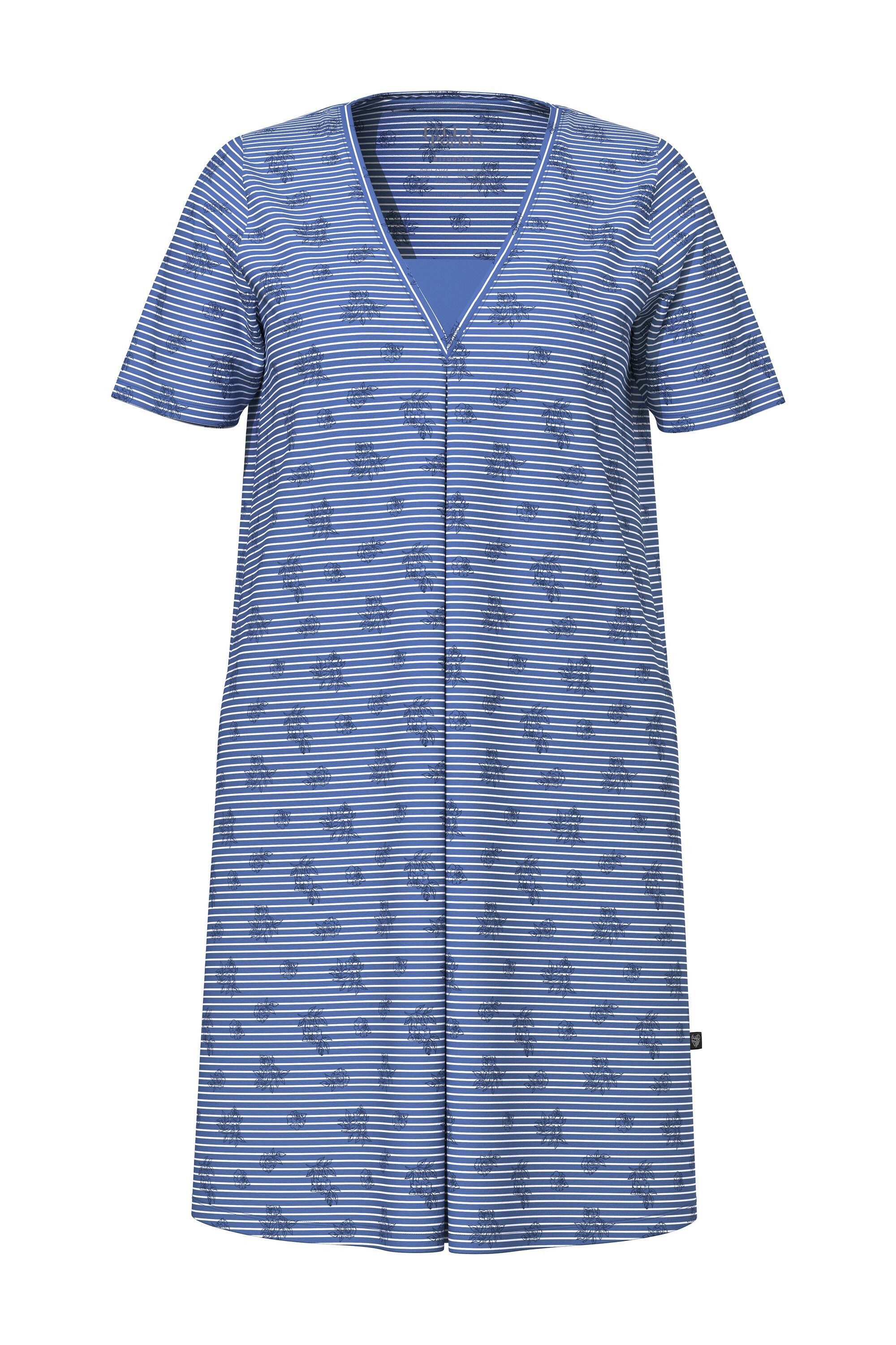 Ulla Popken Nachthemd Nachthemd Ringel/ Blüten günstig online kaufen