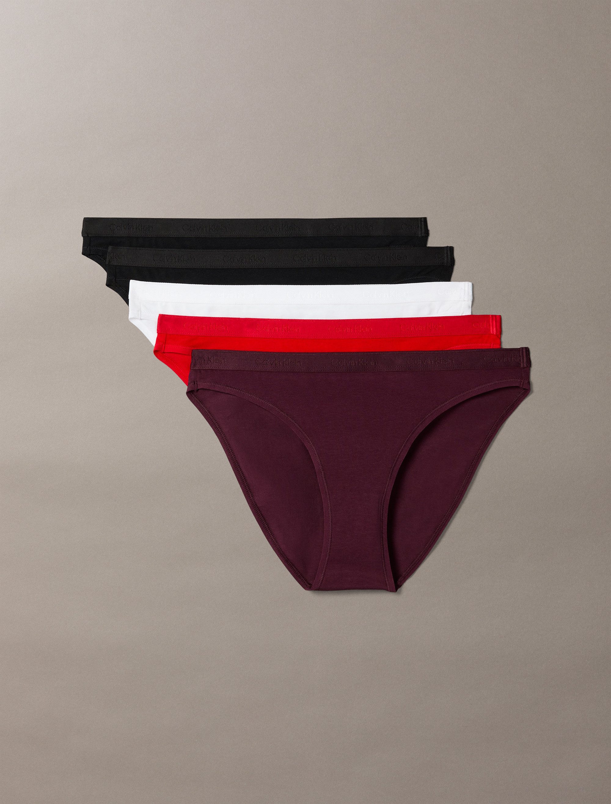 Calvin Klein Underwear Bikinislip BIKINI 5PK (Packung, 5-St., 5er-Pack) Mit elastischem Bund