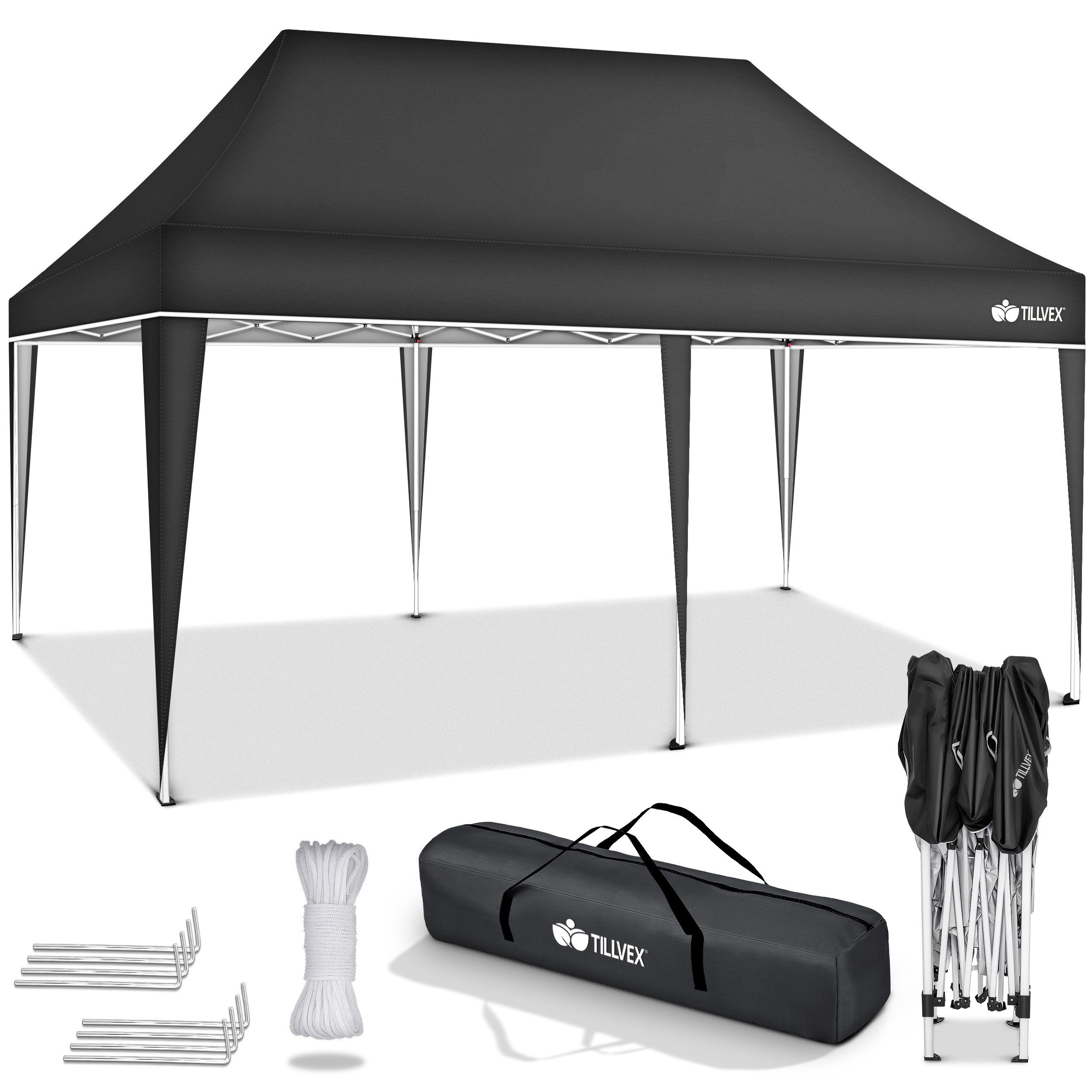 tillvex Partyzelt tillvex® Pavillon 3x6m Wasserdicht günstig online kaufen