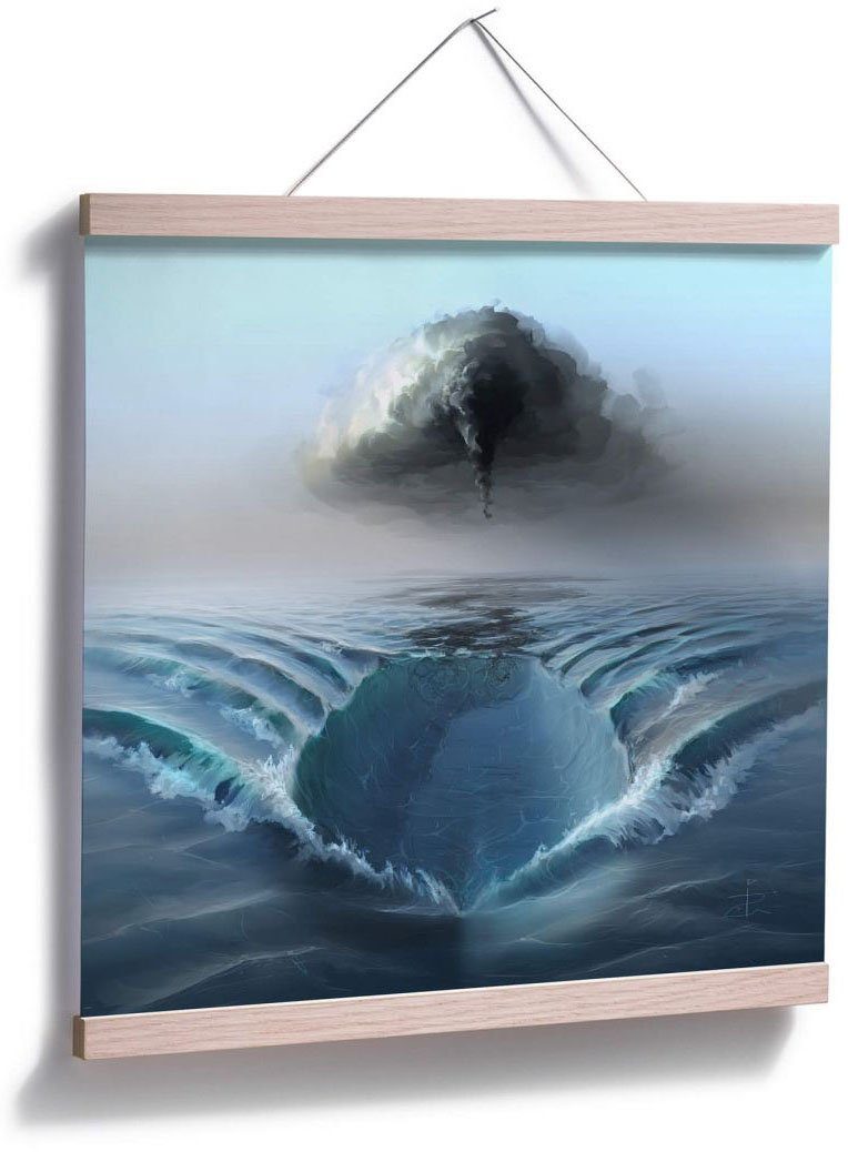 Wall-Art Poster Surrealismus Schiffe Wandbild, Bild Bild, (1 Poster, St), & Wandposter Boote Geisterschiff
