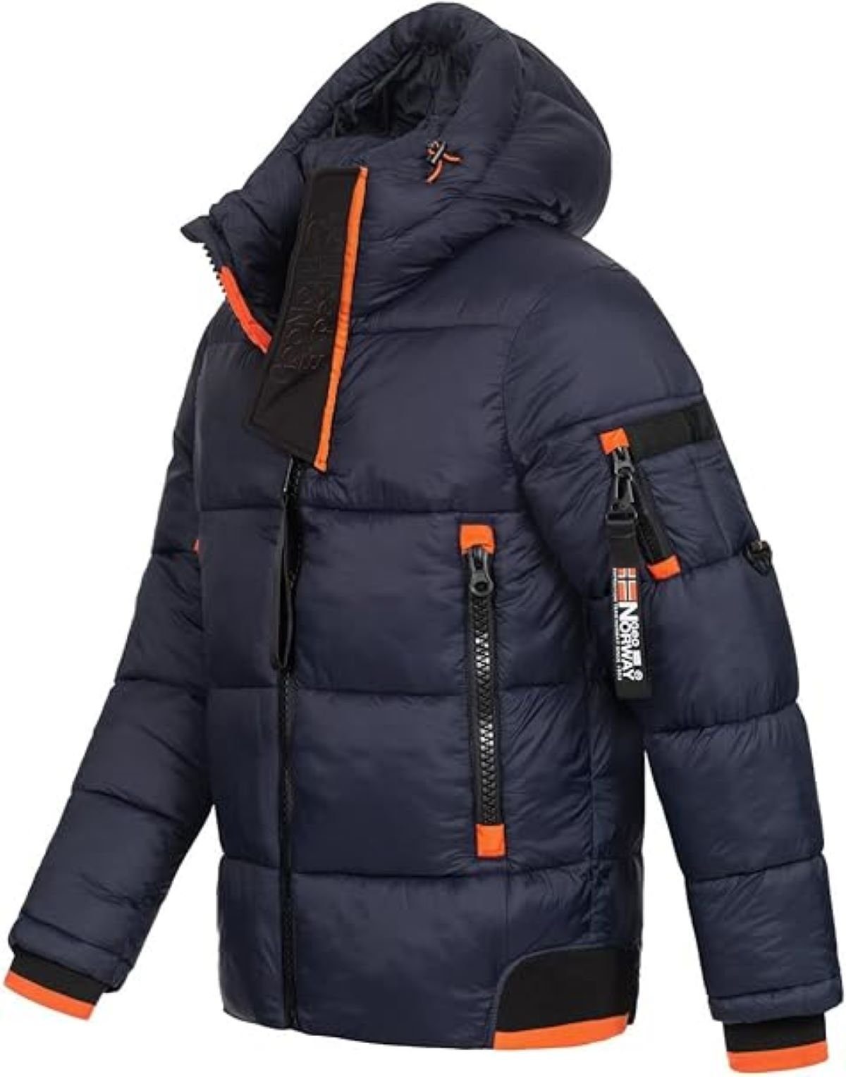 Geographical Norway Winterjacke Herren Outdoor Jacke Parka Steppjacke warm (Packung, 1-St., S bis 3xl) Gefüttert