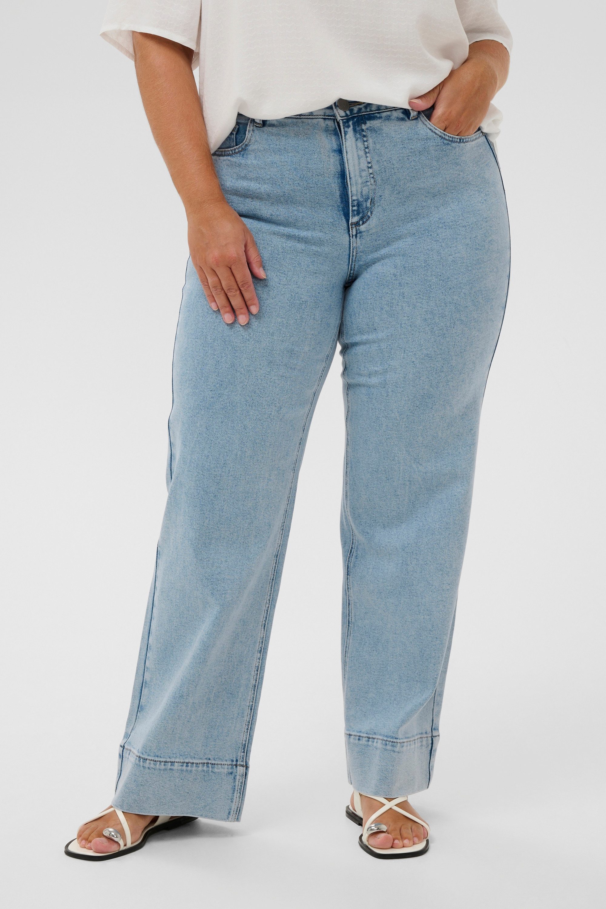 KAFFE Curve Regular-fit-Jeans Jeans KCmalia Große Größen