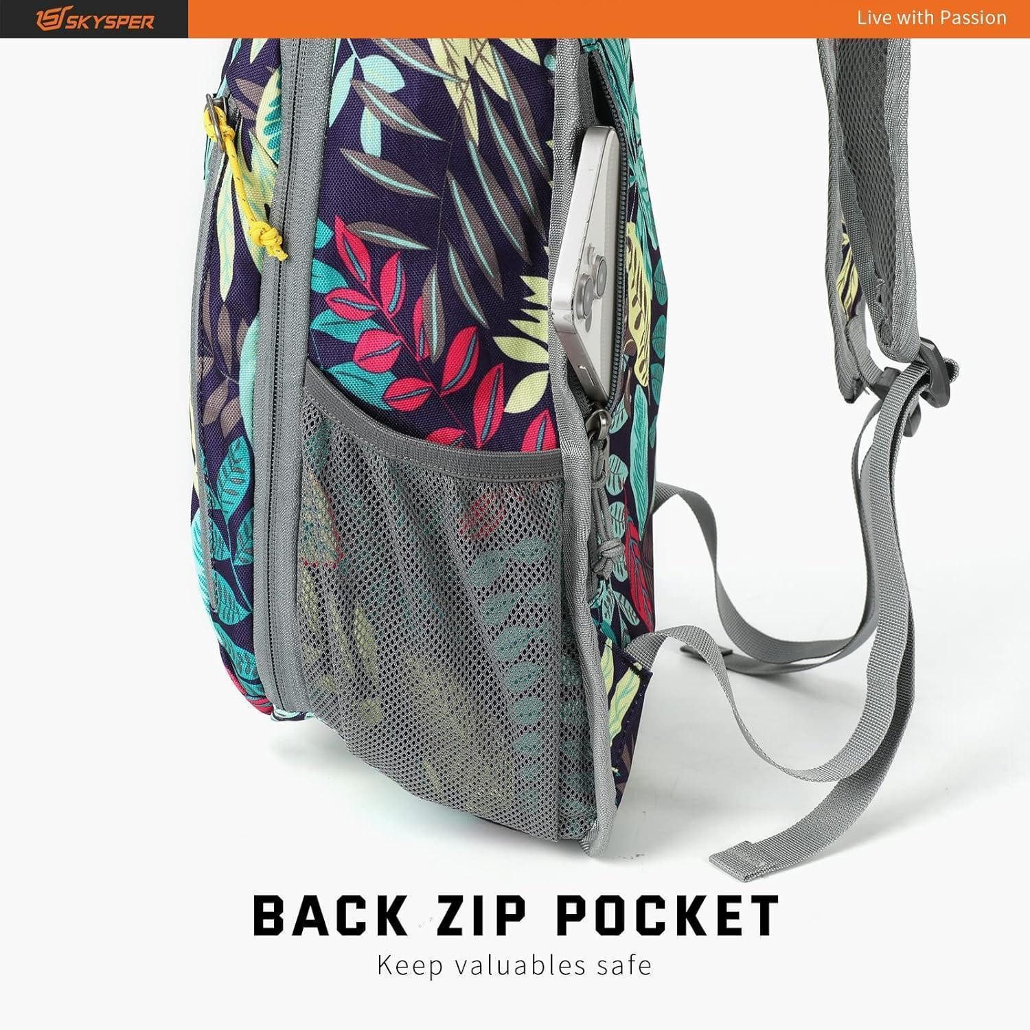 LuxusKollektion Tagesrucksack Rucksack faltbar ultraleicht wasserfest Daypack 10L 15L 20L 10L Leaf