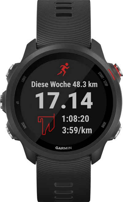 Garmin FORERUNNER 245 MUSIC Smartwatch (3,04 cm/1,2 Zoll, Garmin), GPS-Laufuhr mit Musikplayer