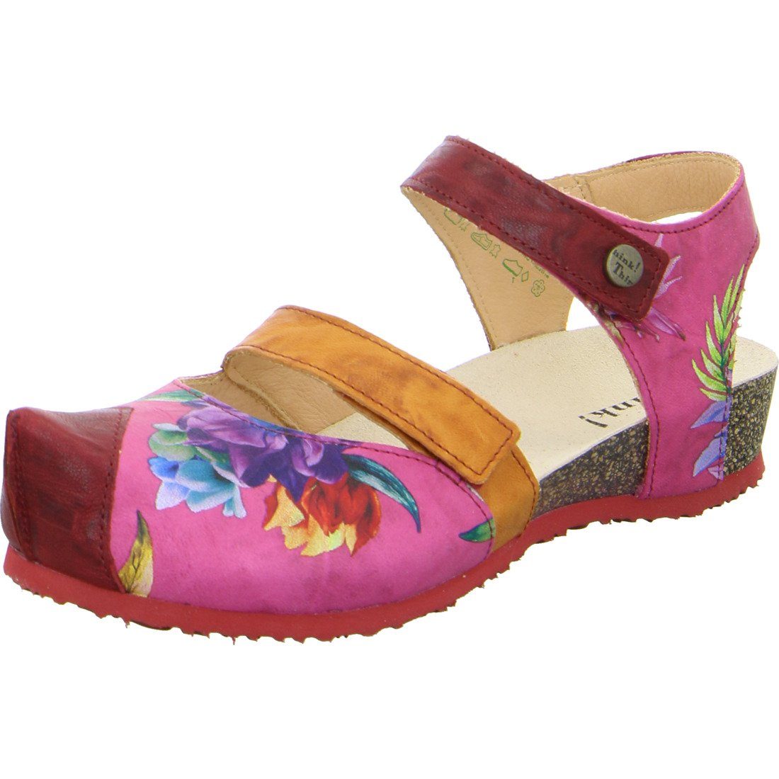 Think! Think! Schuhe, Sandalette Kessy - Glattleder Sandalette rosa 048617