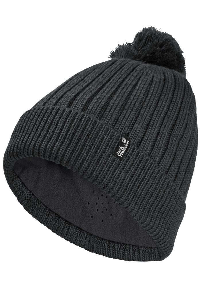 Jack Wolfskin Bommelmütze POM POM BEANIE Bommelmütze, warm, winddicht