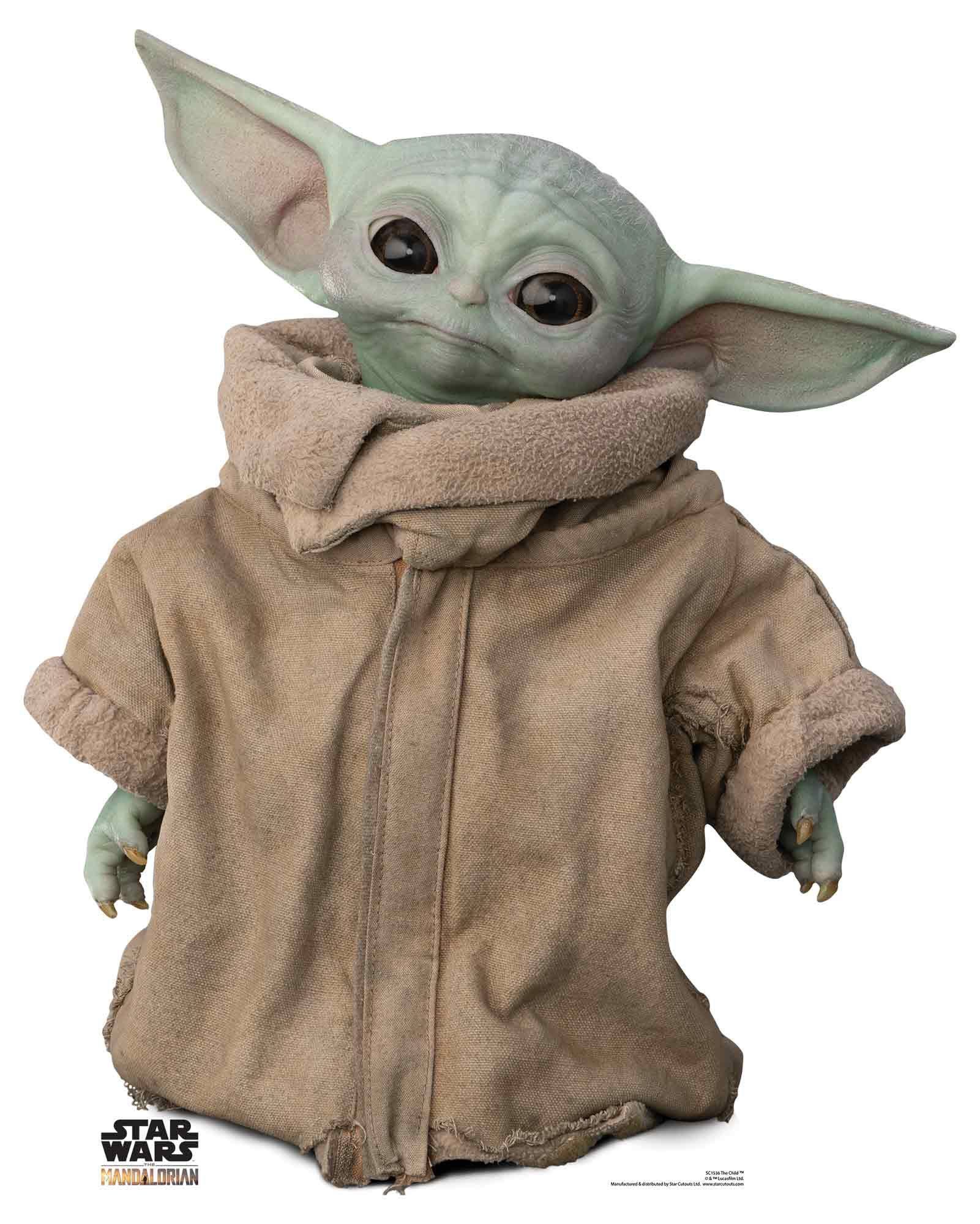 Star Wars Mandalorian cm empireposter Yoda 76x95 in - Pappaufsteller - Lebensgrösse - Dekofigur Baby The
