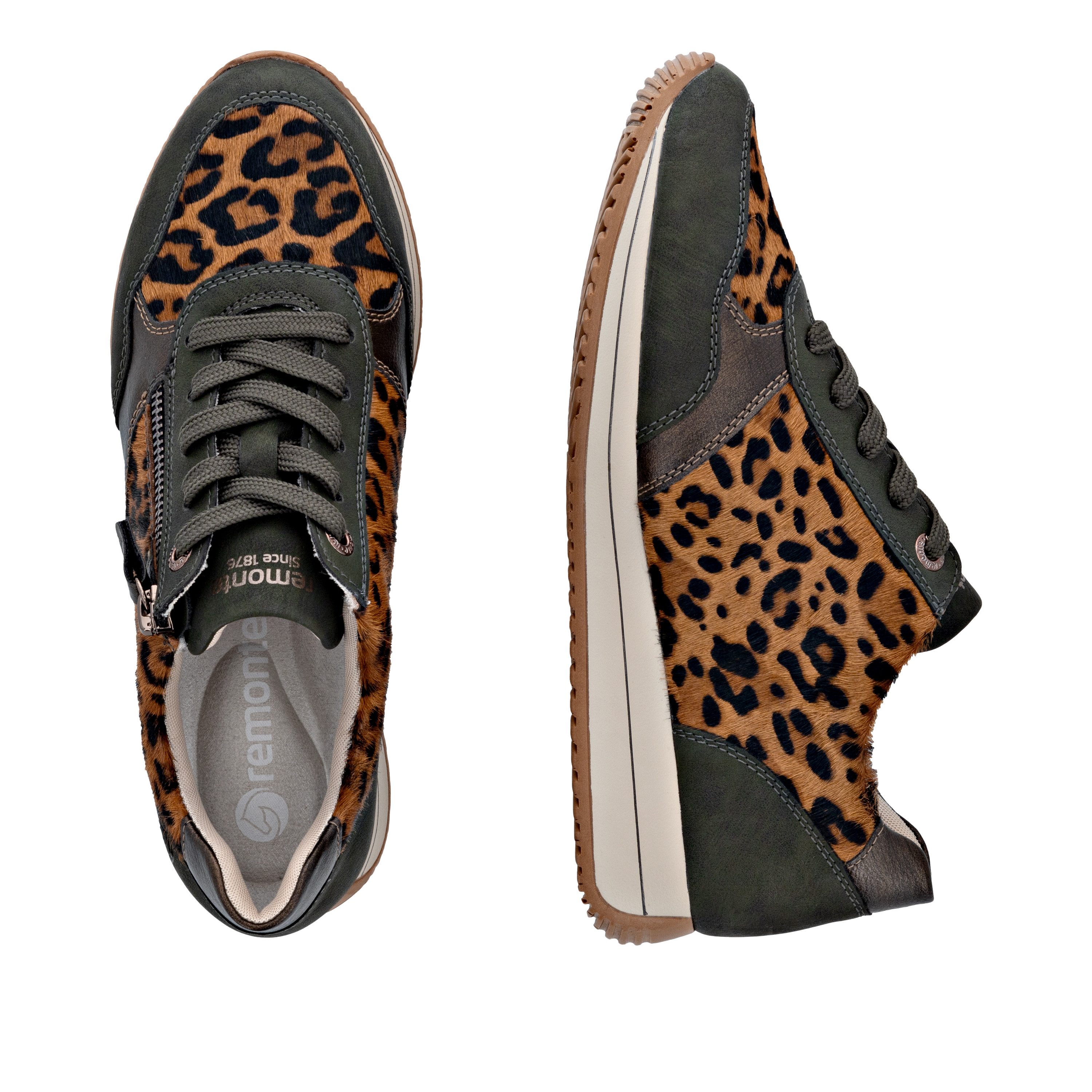 Remonte Keilsneaker Schnürschuh, Halbschuh, Casual-Sneaker mit Innenreißverschluss