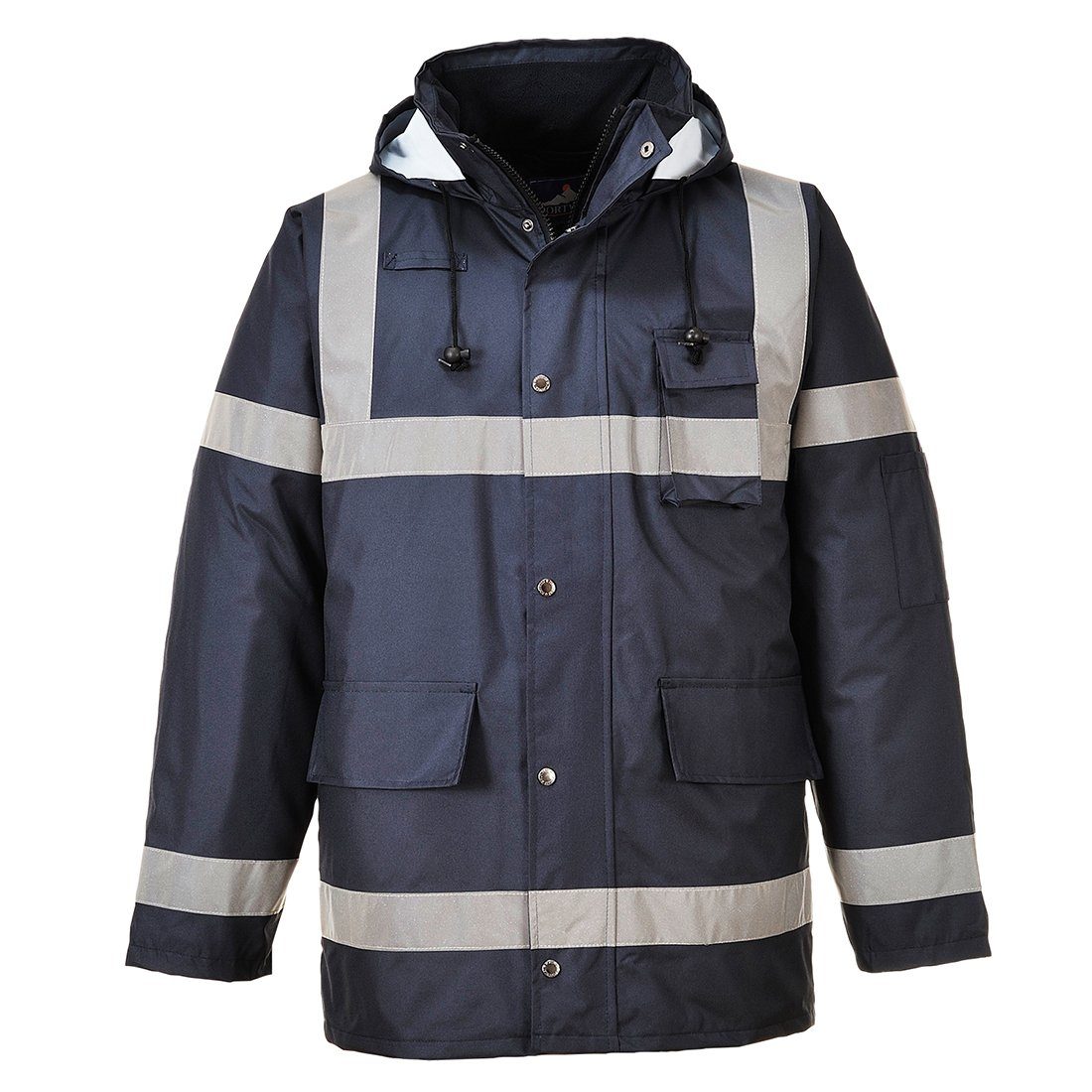 Portwest Arbeitsjacke S433 - Iona Lite Verkehrsjacke Farbe Marineblau (S433) atmungsaktiv, pflegeleicht