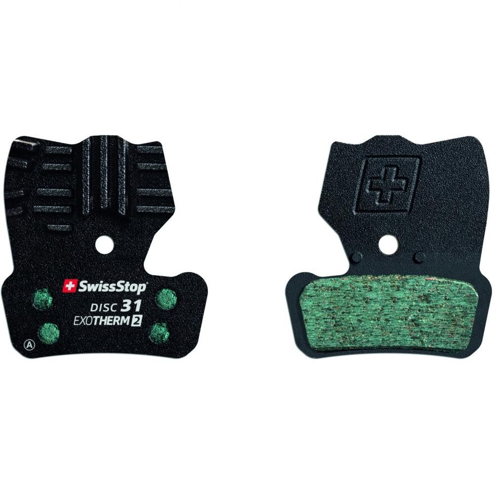 SwissStop Scheibenbremse SwissStop Disc 31 EXOTherm2 Bremsbeläge - Organische Pads mit Kühlripp
