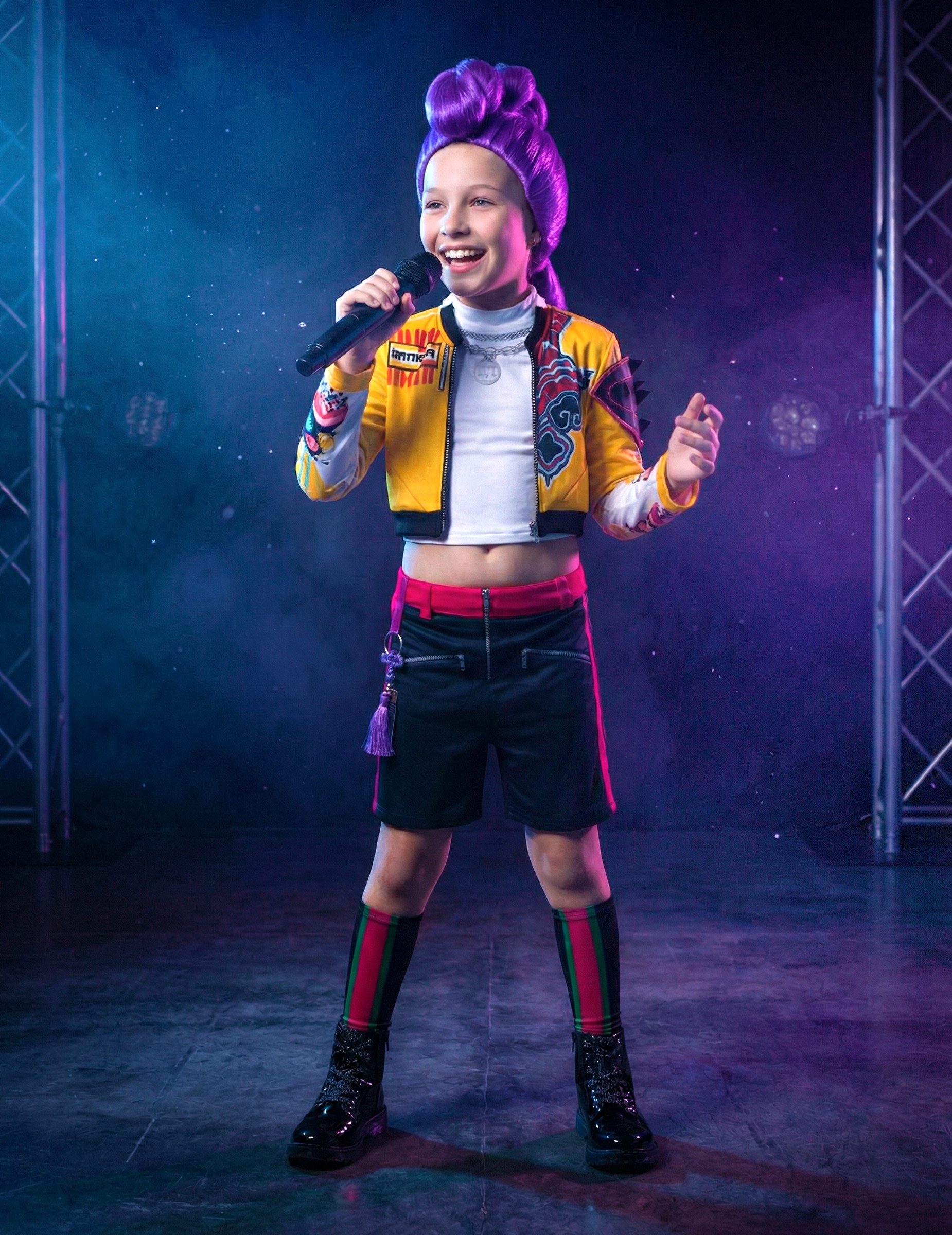 Rubie´s Kostüm Rumi Kpop Demon Hunters Kostüm für Mädchen