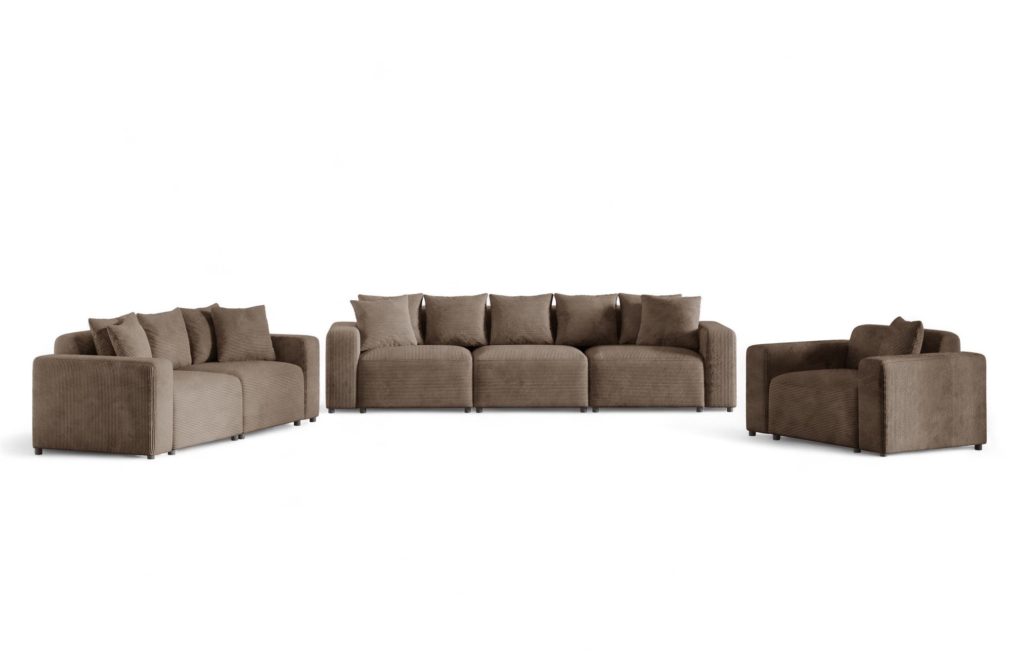 Fun Möbel Polstergarnitur Sofa-Set Designersofa MEGAN günstig online kaufen