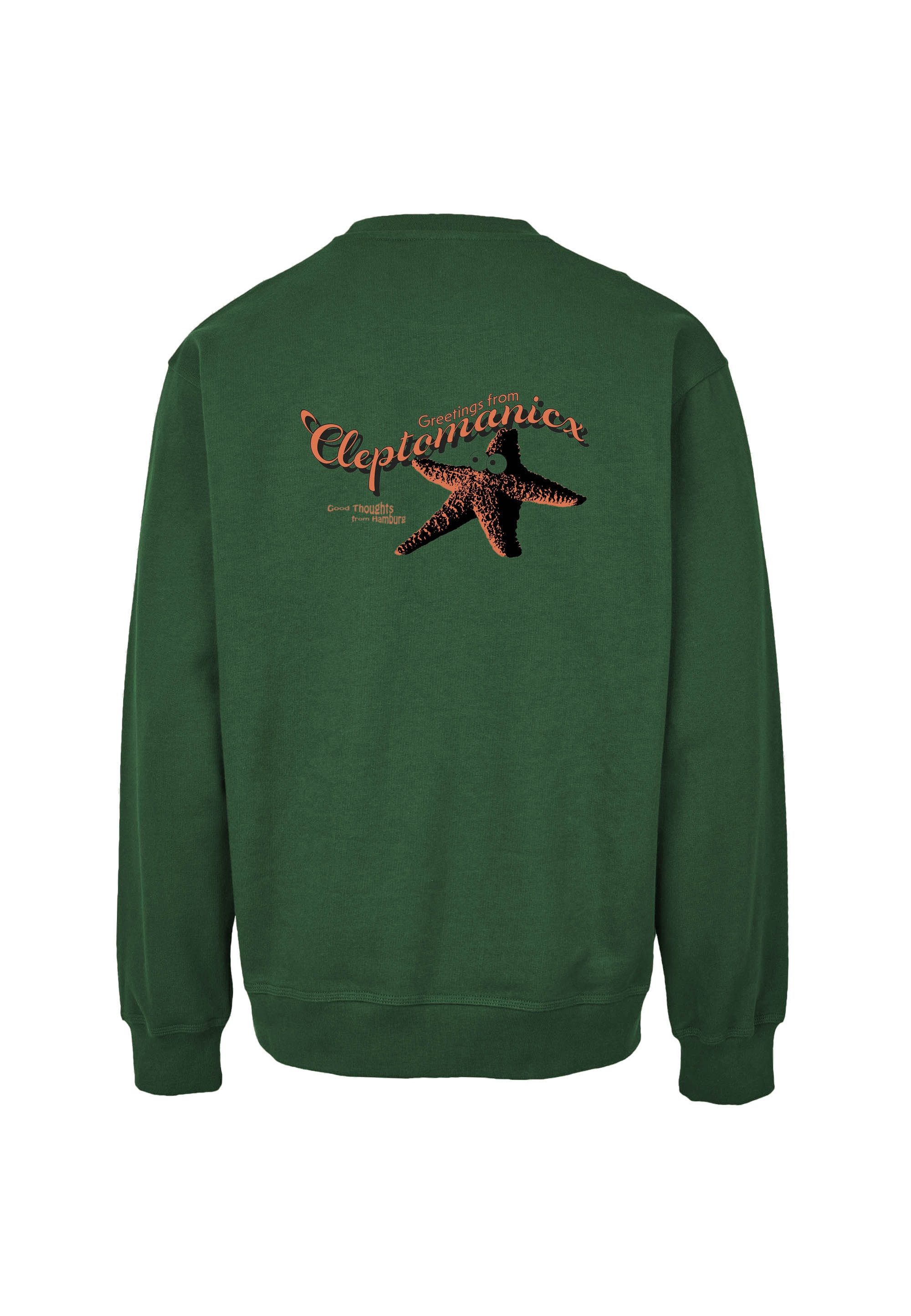 Cleptomanicx Sweatshirt Happy Starfish mit lockerem Schnitt