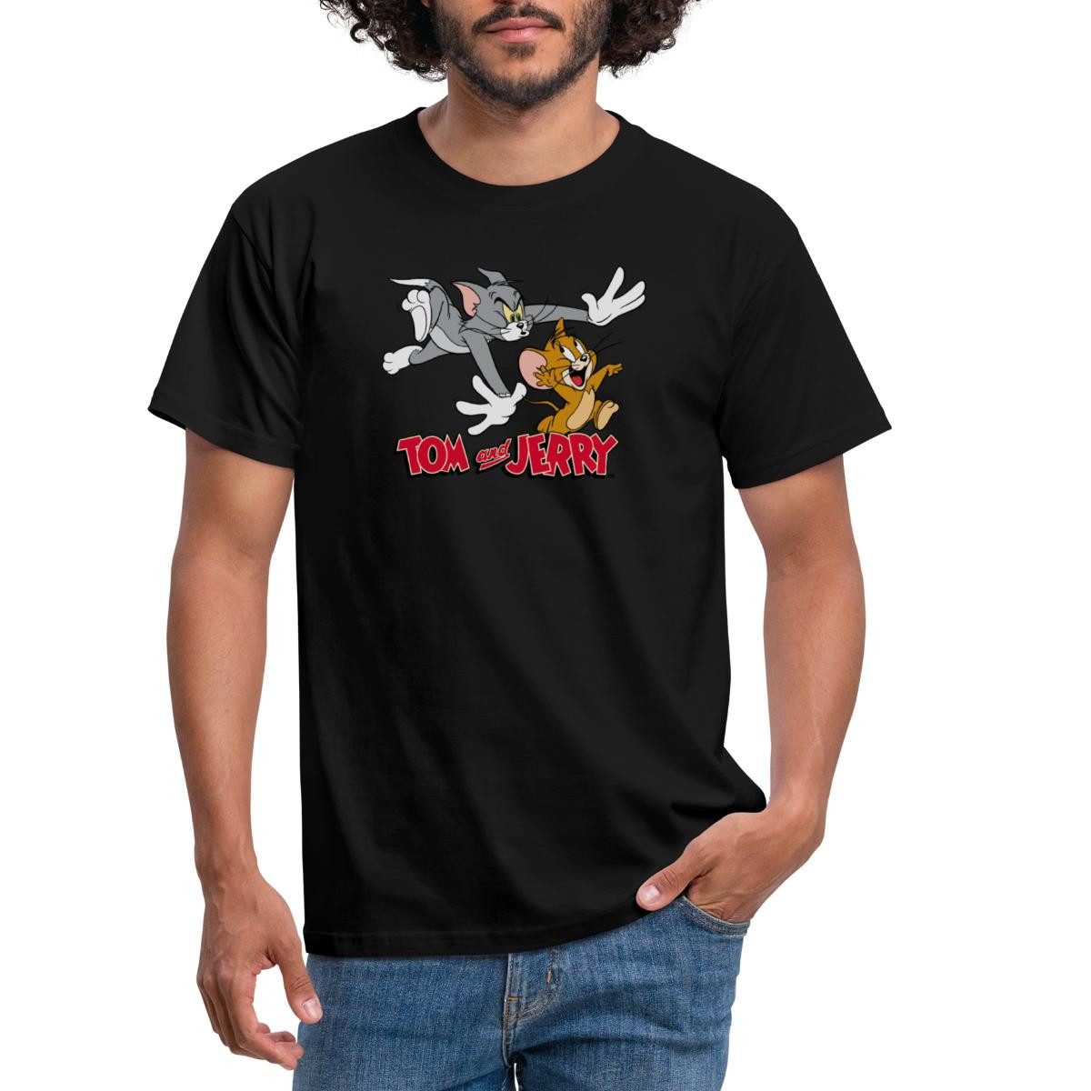 Spreadshirt T-Shirt Tom Und Jerry Verfolgung günstig online kaufen