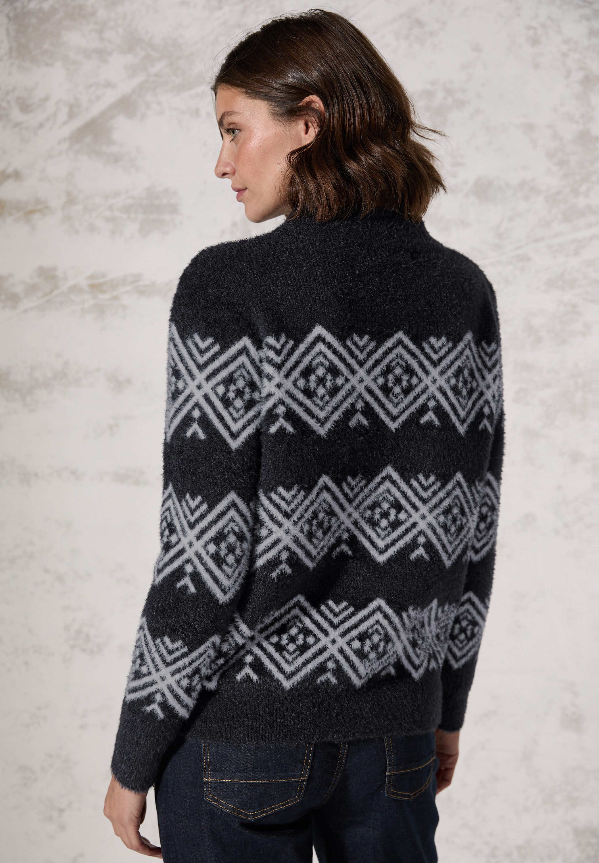 Cecil Strickpullover, mit grafischem Muster günstig online kaufen